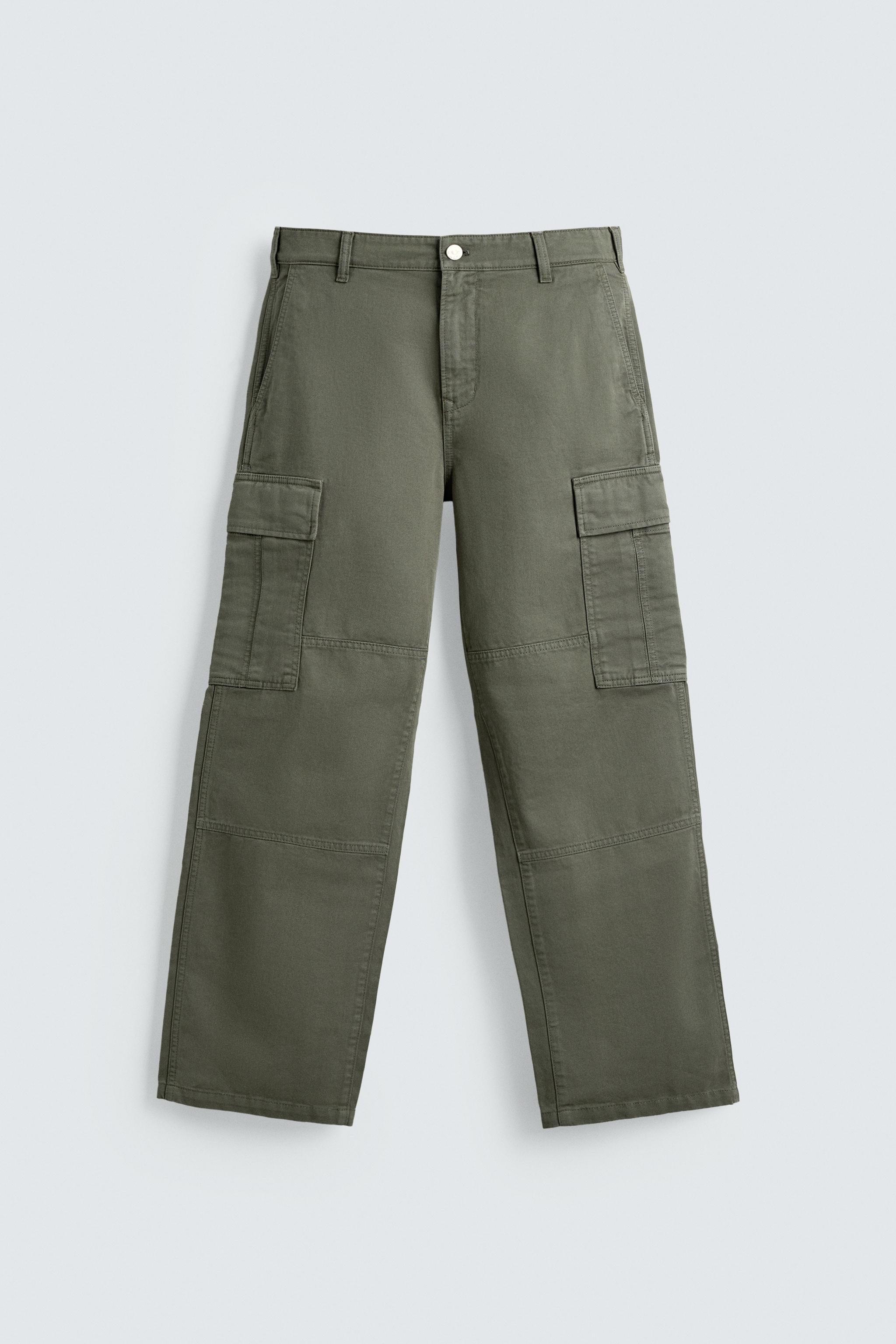 STRAIGHT FIT CARGO PANTS