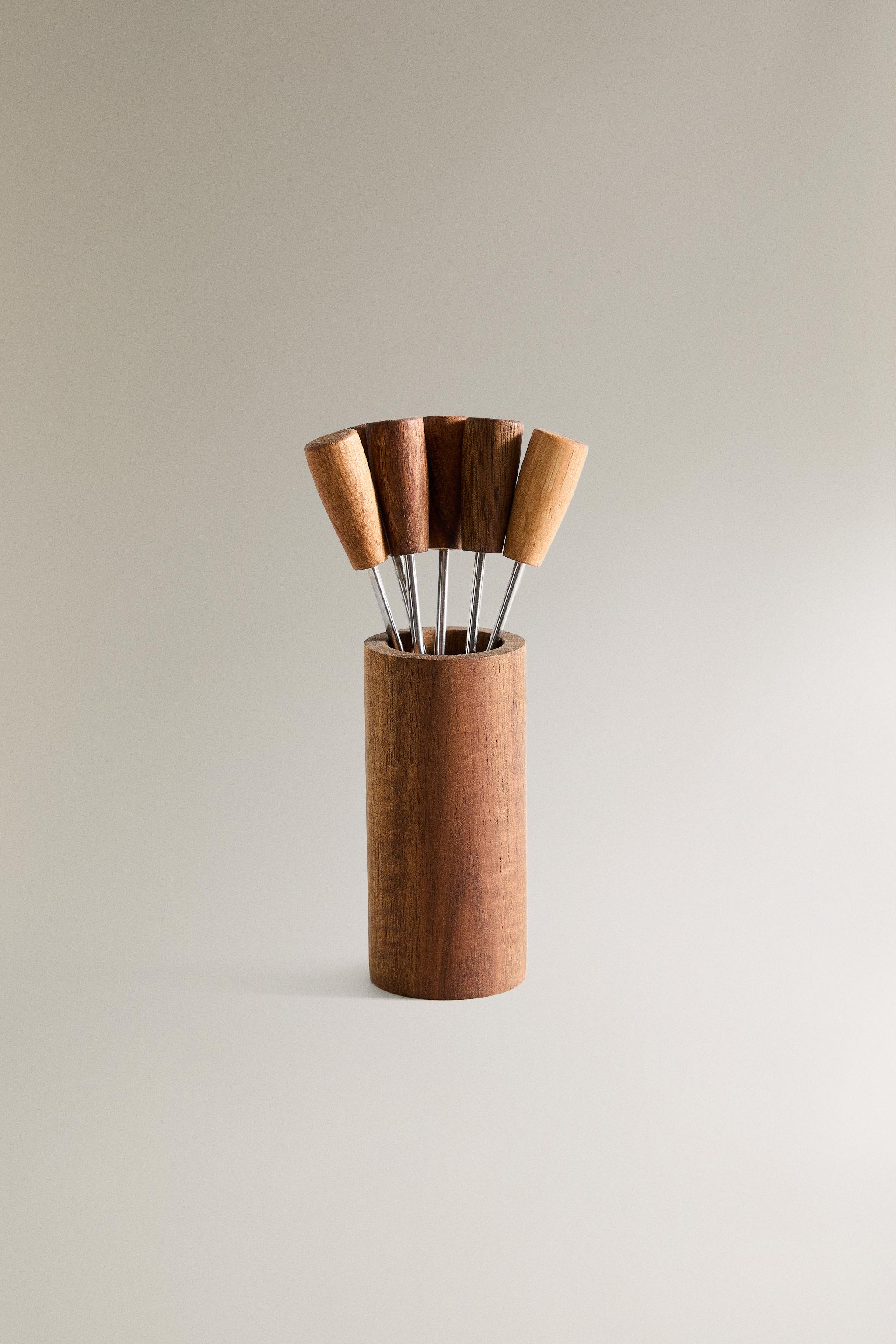 SET OF APPETIZER SKEWERS IN A CUP (SET OF 6)