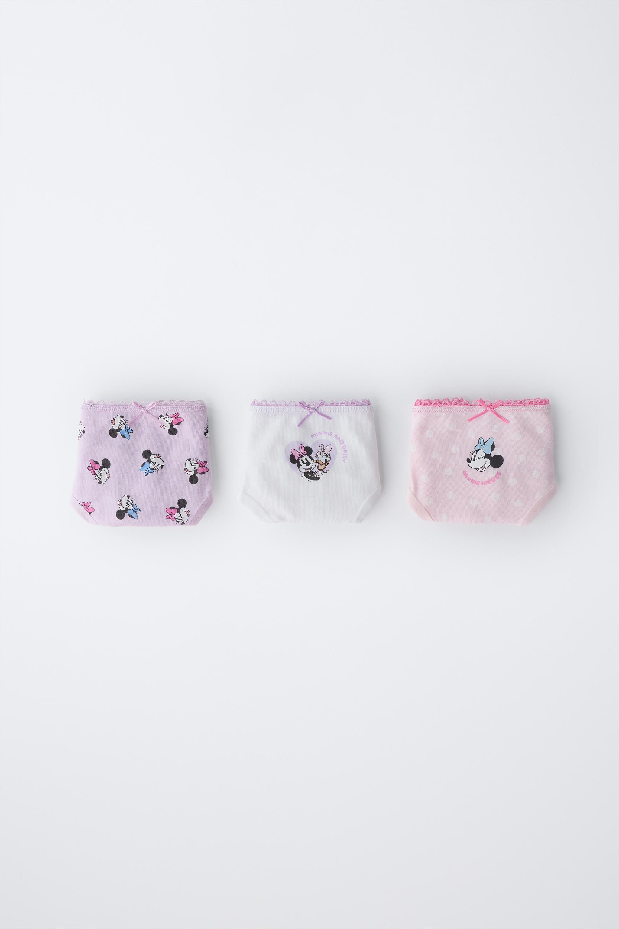 2-6 YEARS/ THREE-PACK OF MINNIE MOUSE & DAISY © DISNEY UNDERWEAR