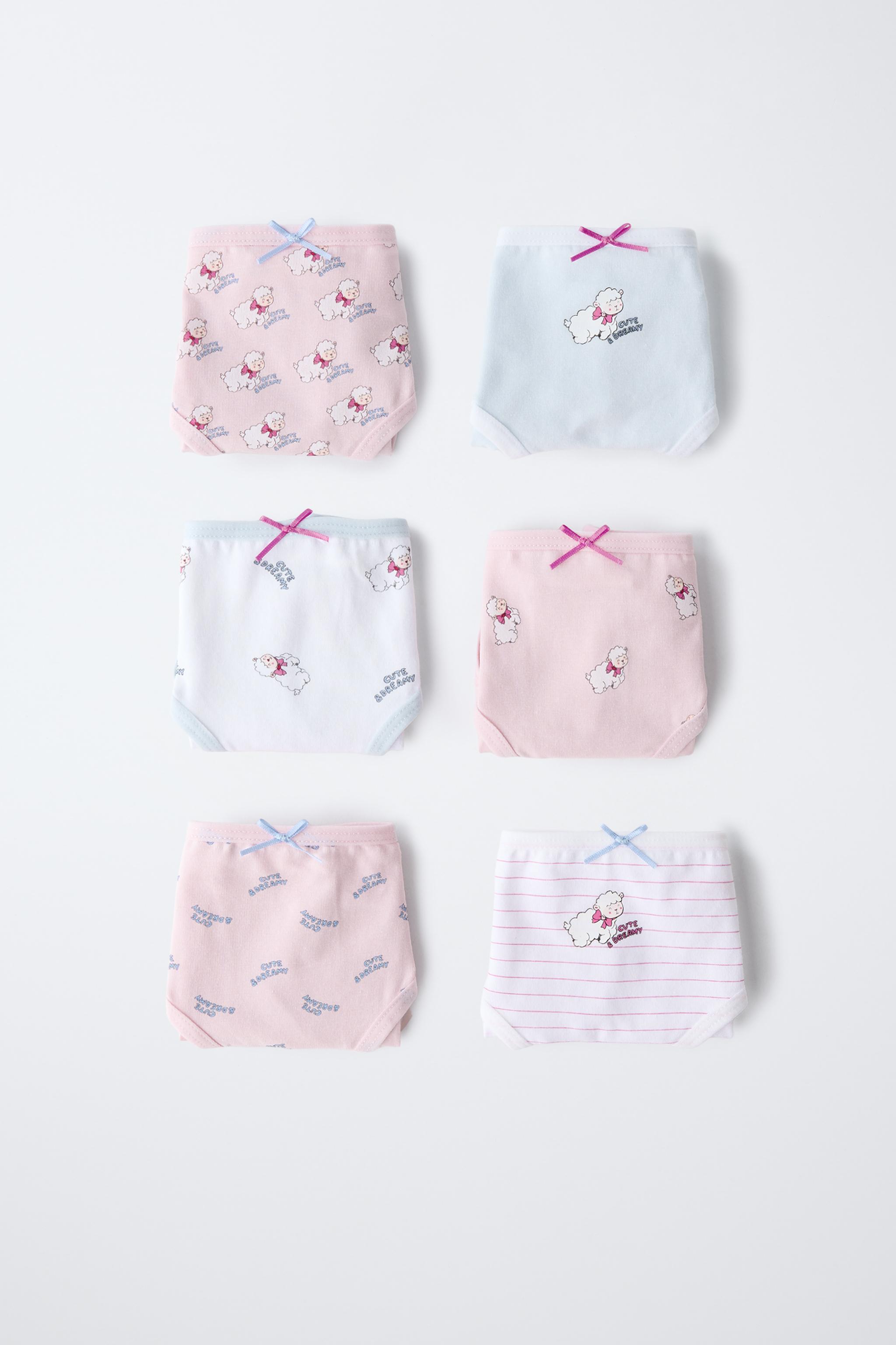 2-6 YEARS/ SIX-PACK OF SHEEP UNDERWEAR