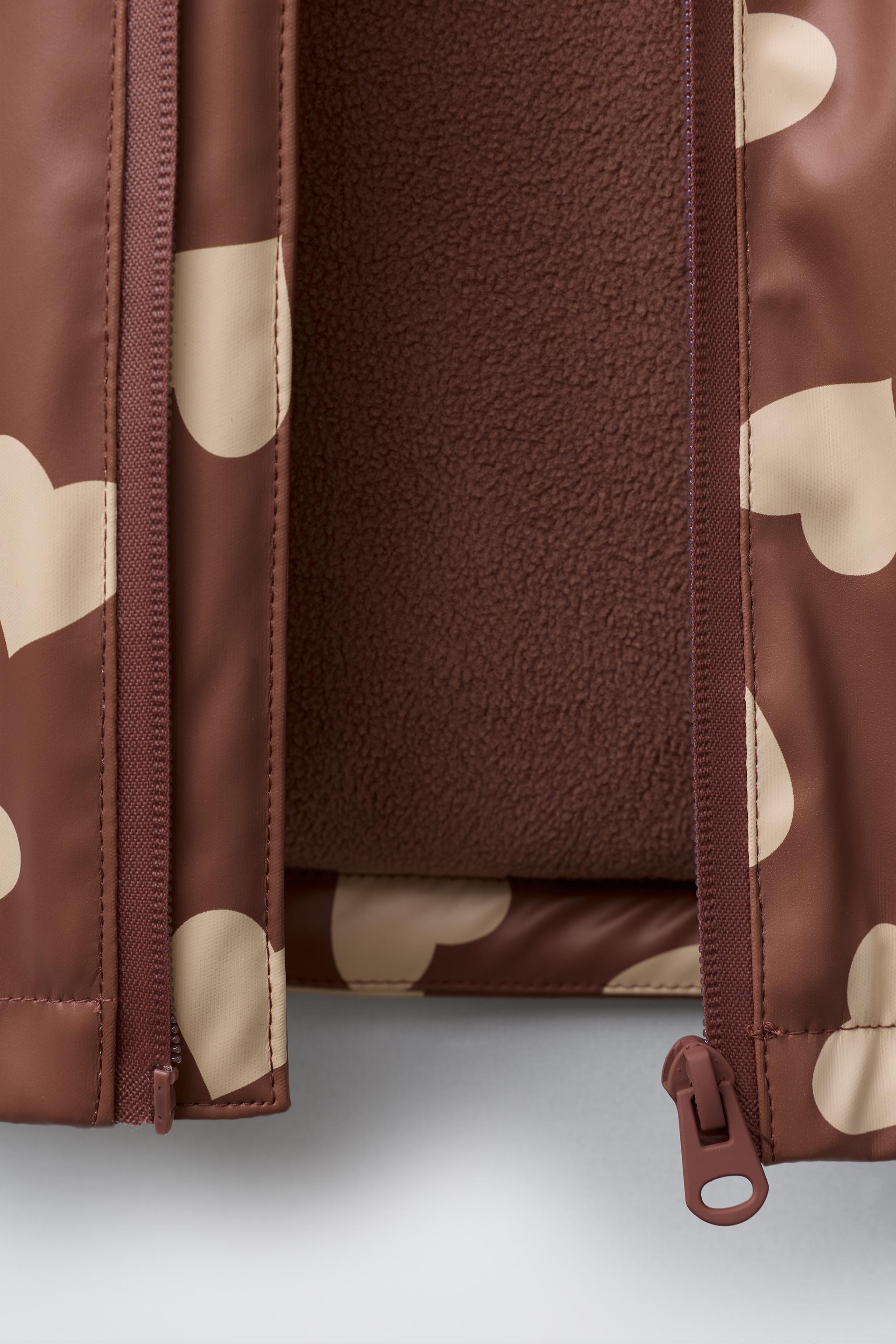 RUBBERIZED WATER-RESISTANT PRINTED RAINCOAT