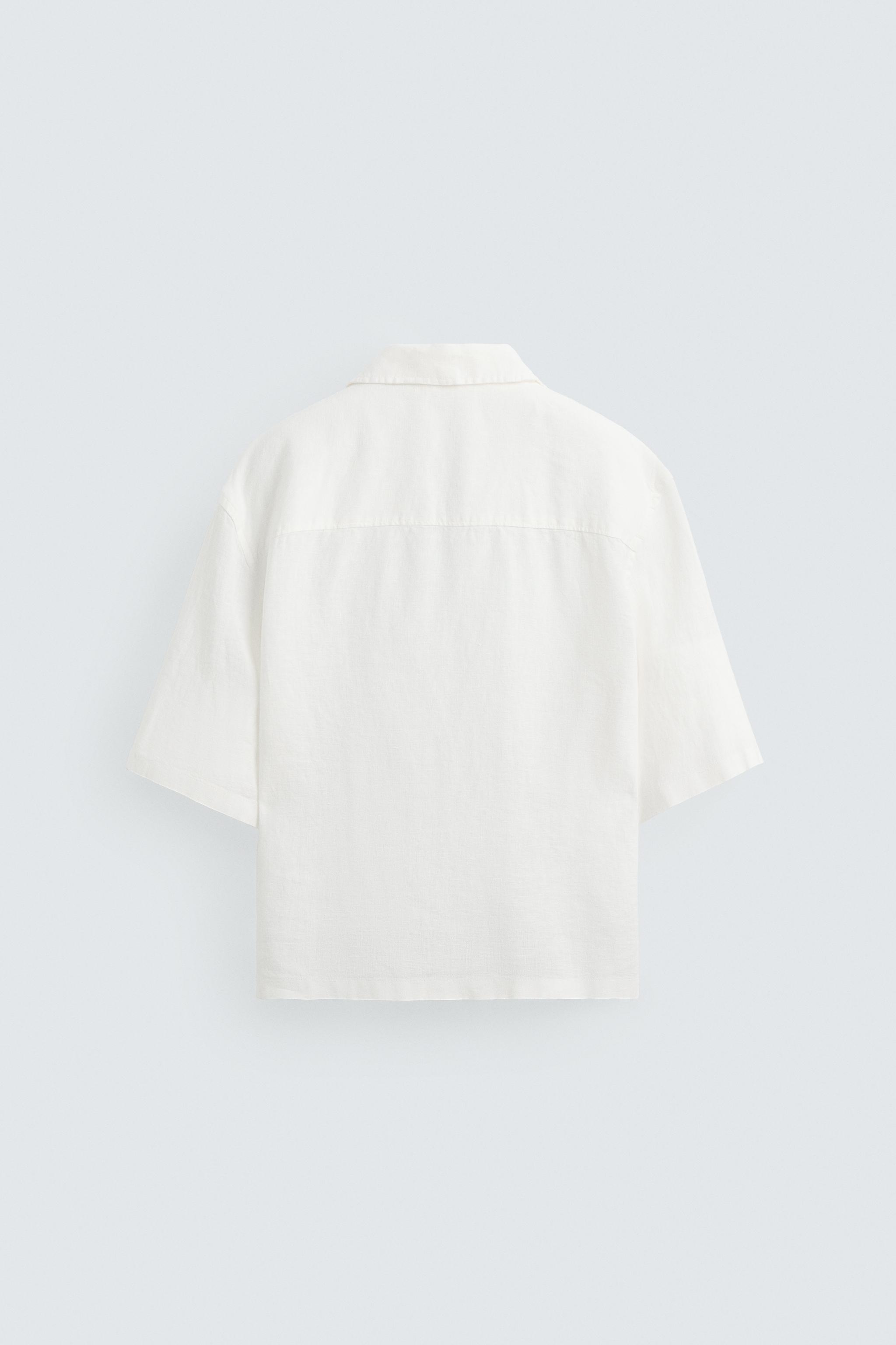 100% LINEN KIMONO SHIRT