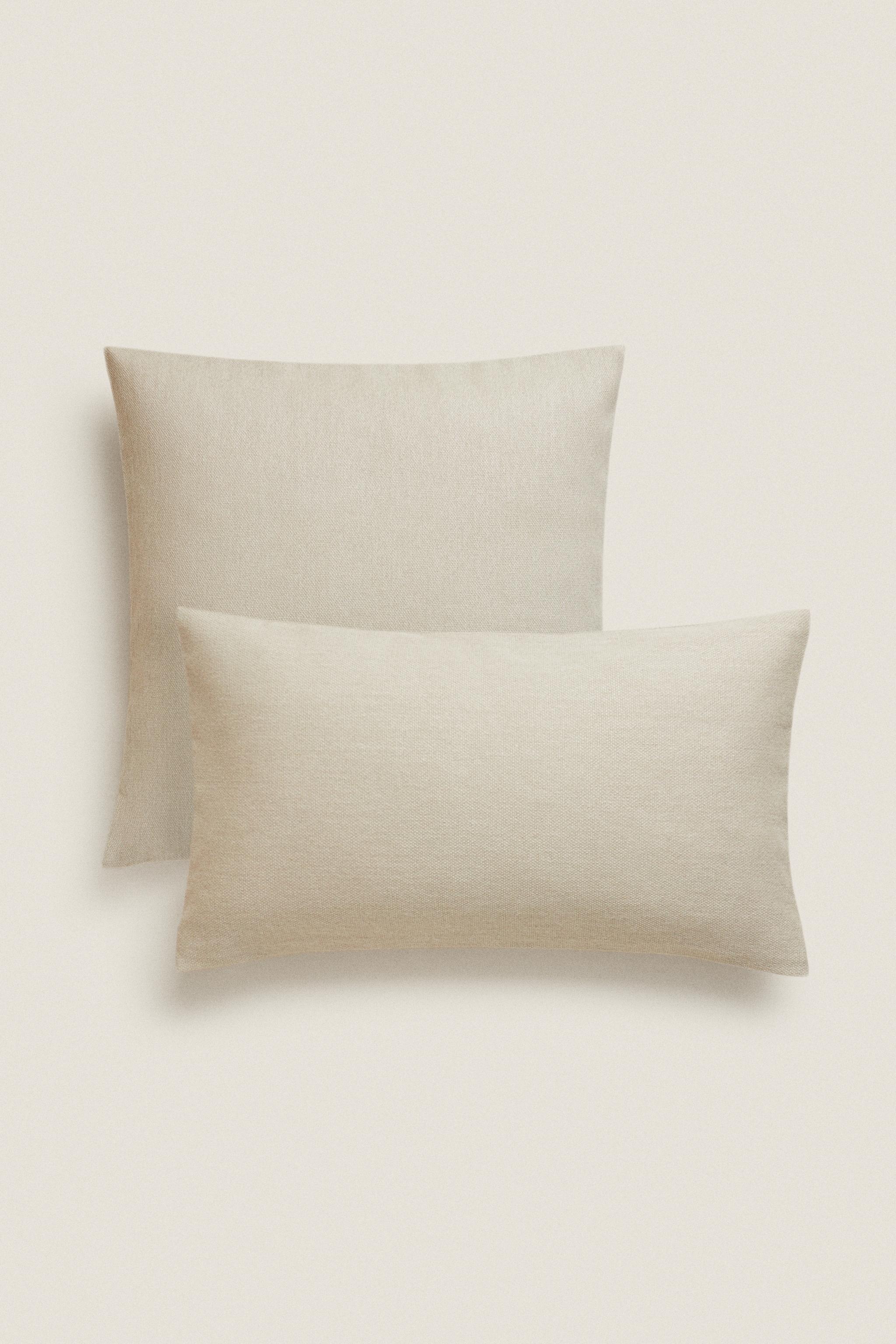 PLAIN THROW PILLOW COVER
