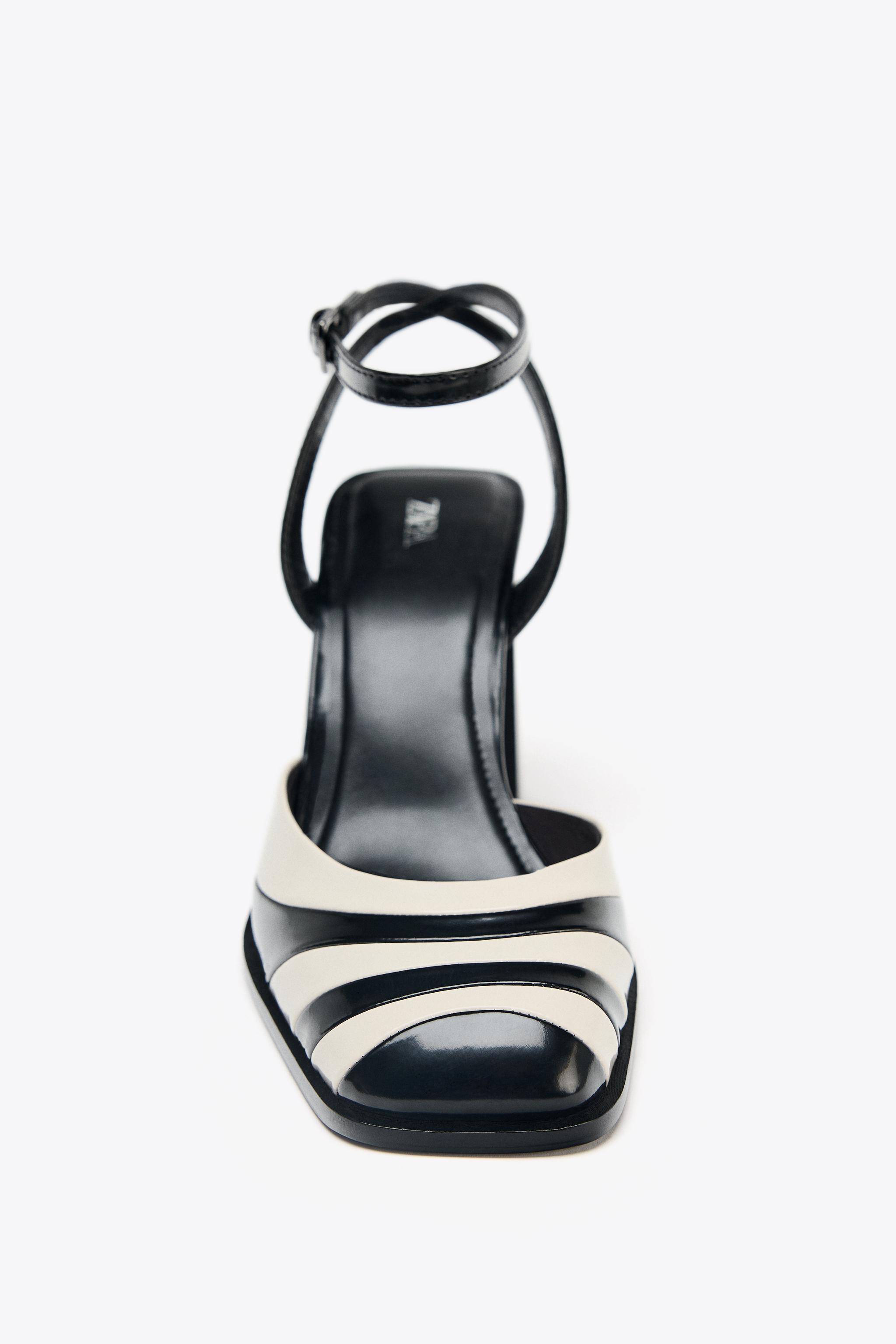 ANKLE STRAP HEELED SHOES