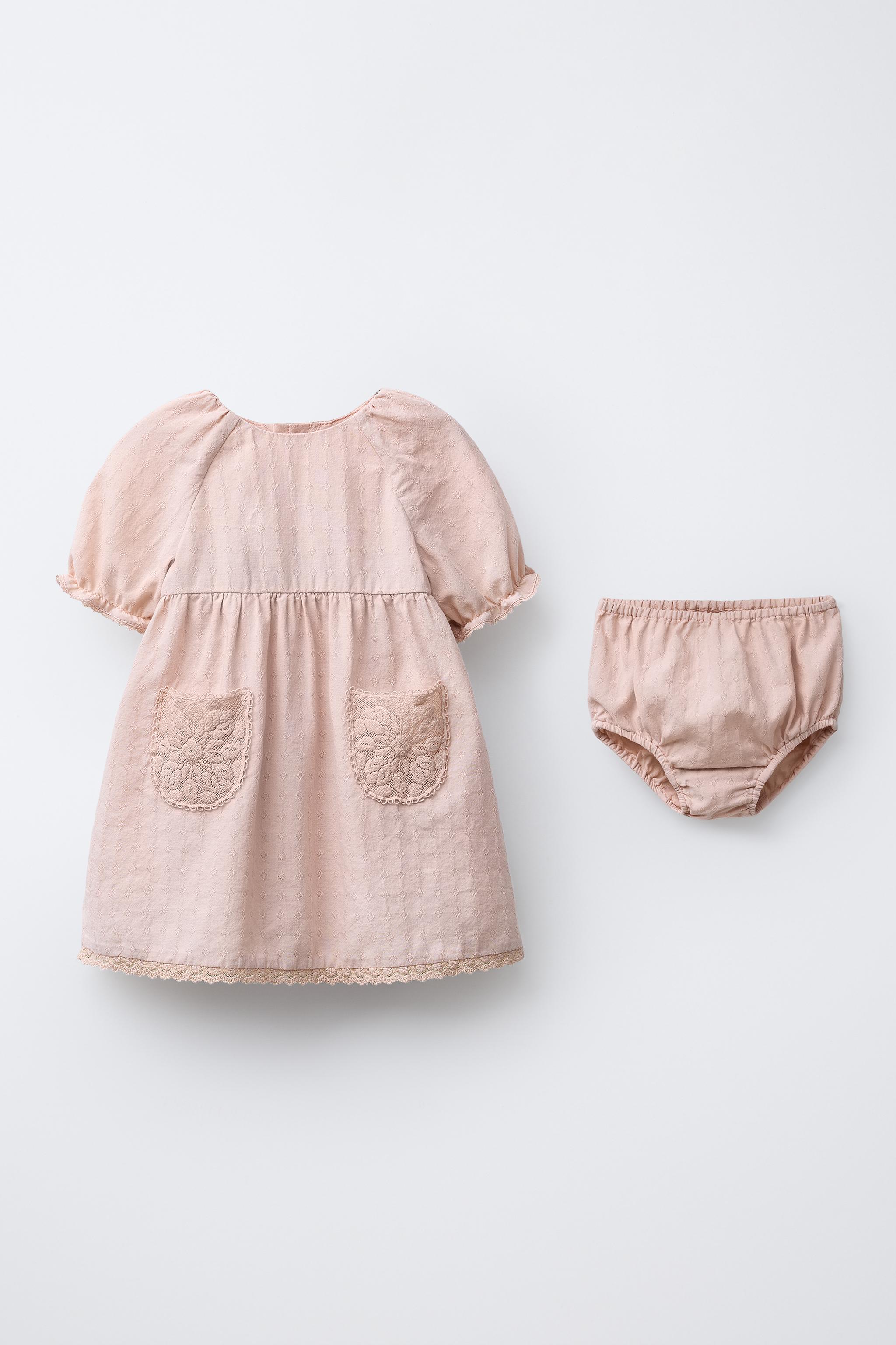 LACE DRESS AND BLOOMERS