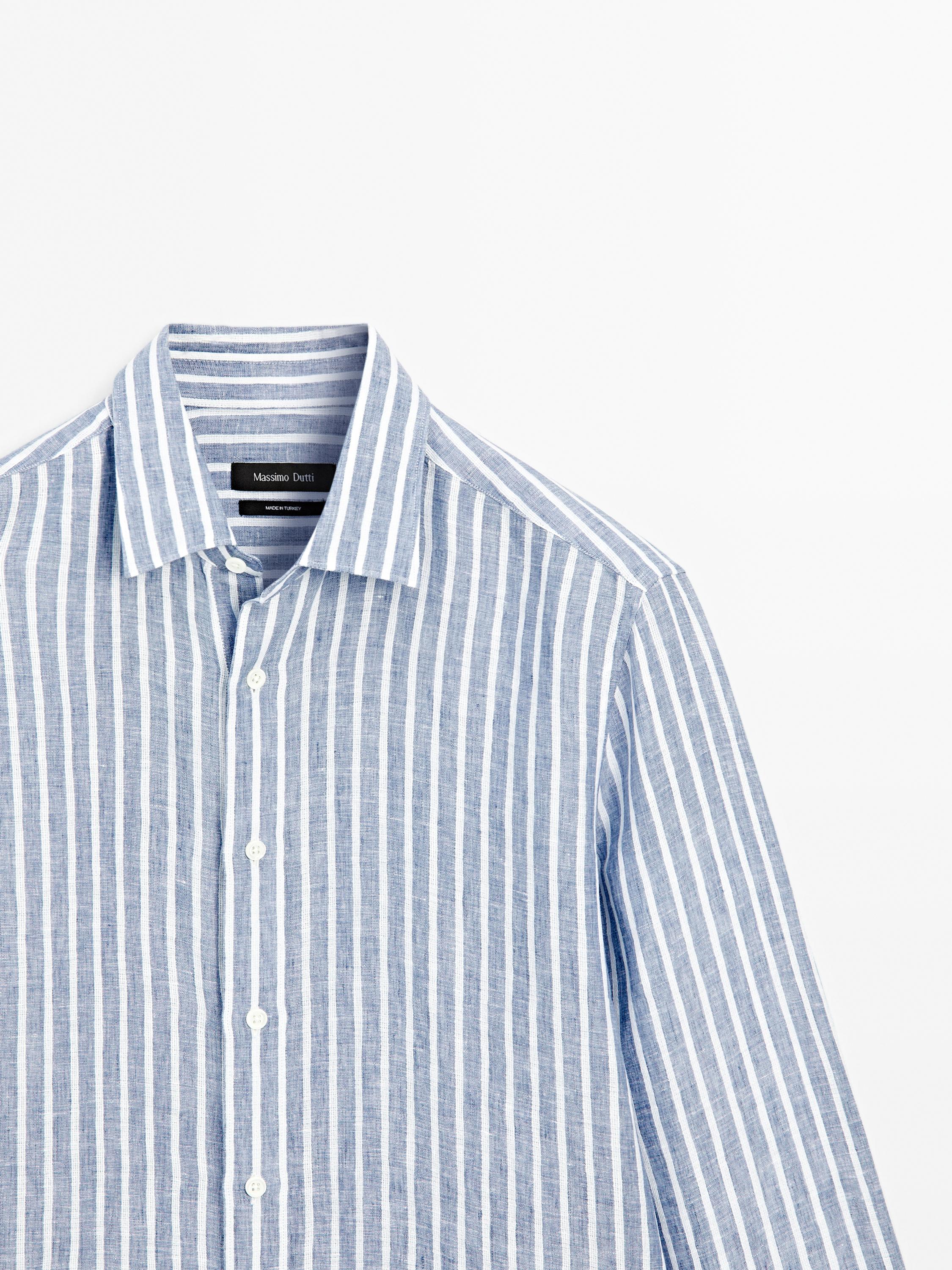 Regular fit striped shirt