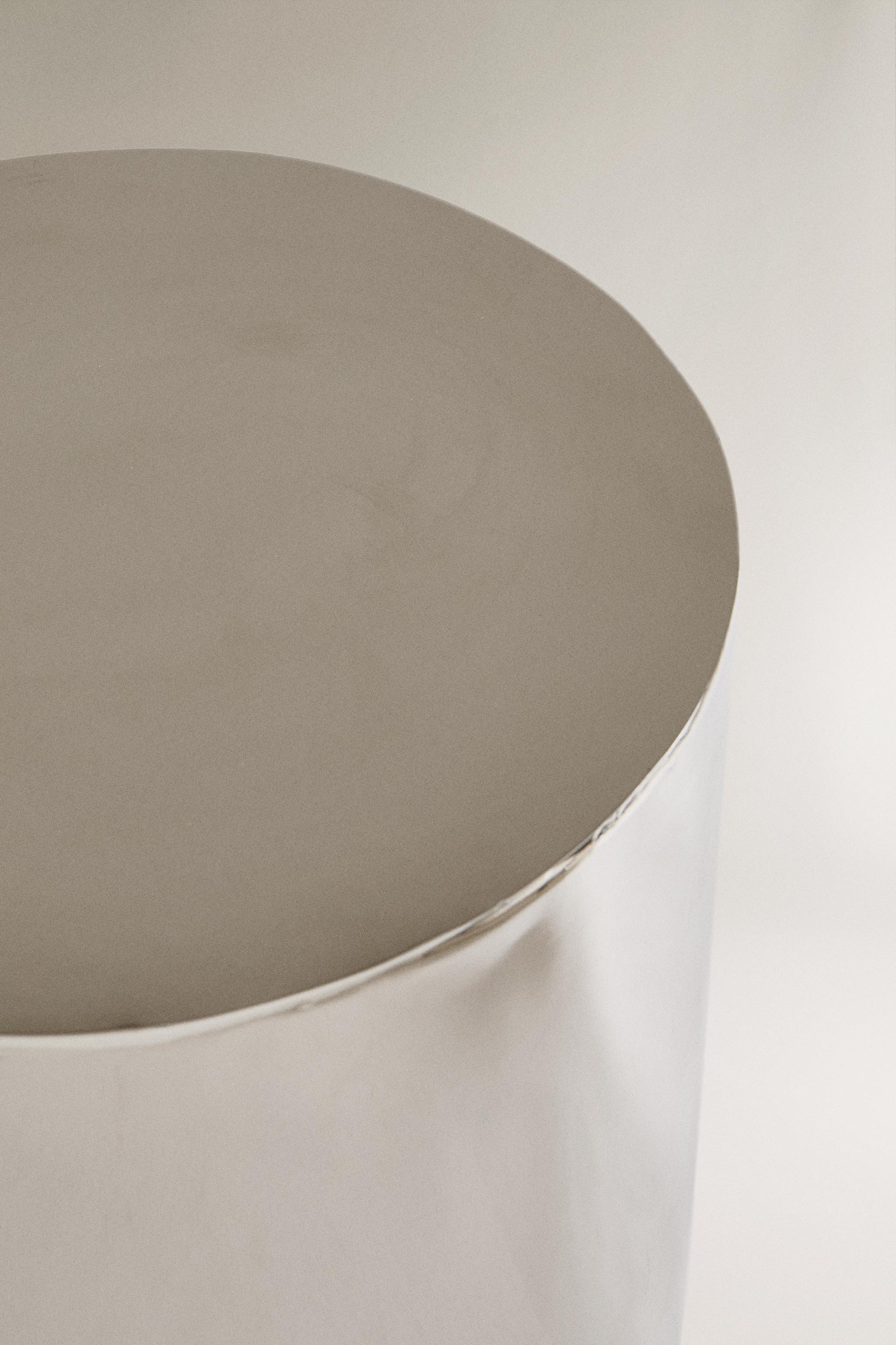 STAINLESS STEEL SIDE TABLE