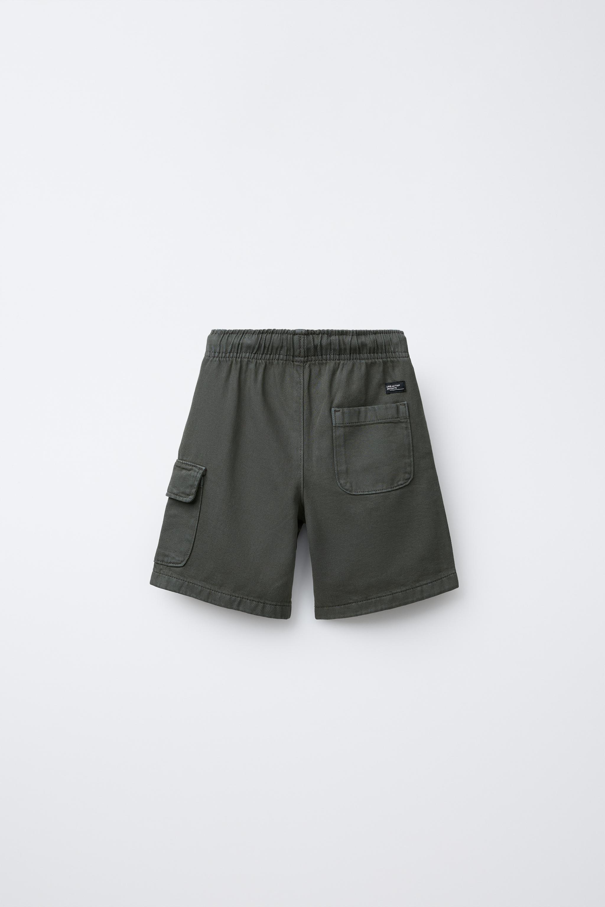 FLOWY STRAIGHT CARGO SHORTS