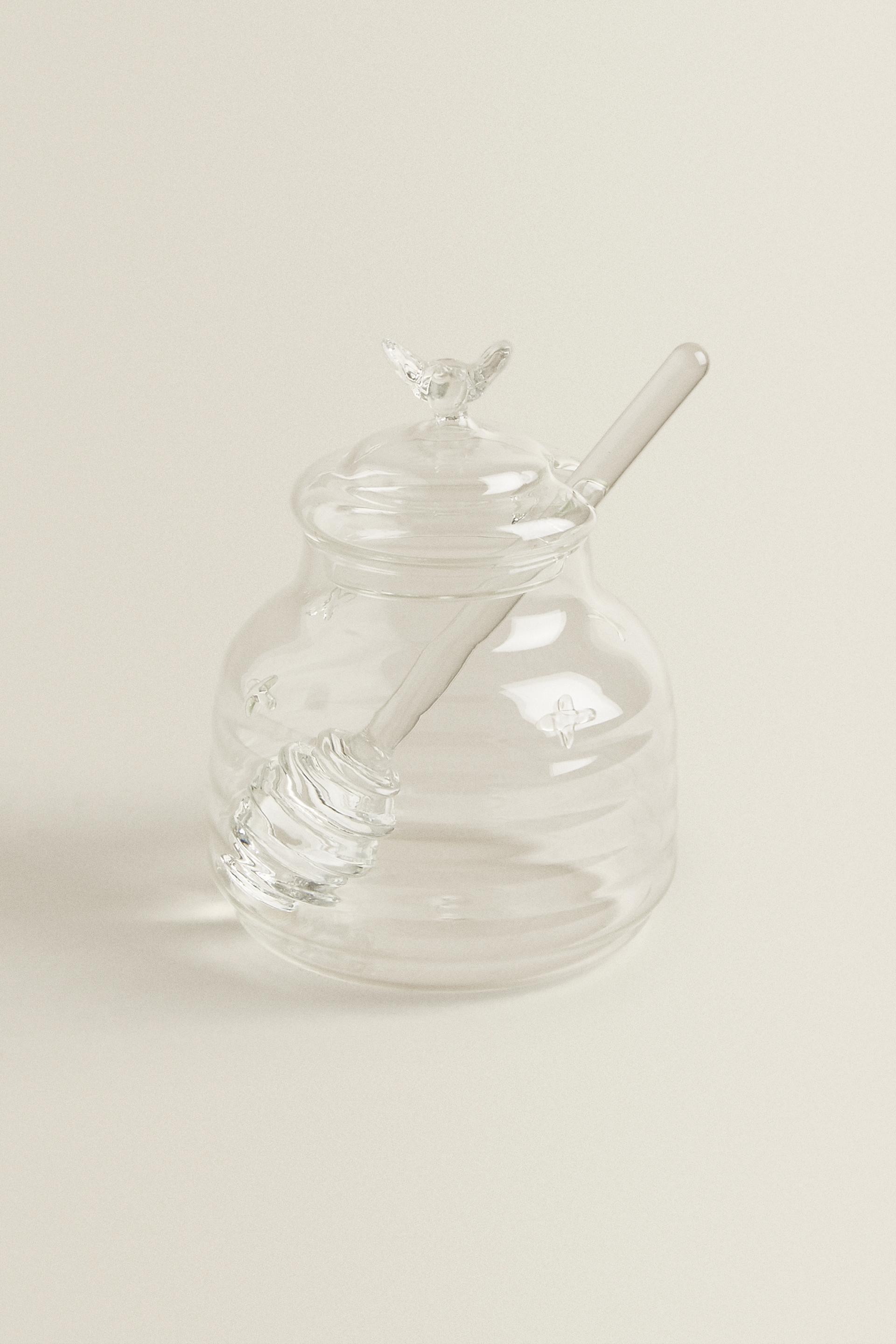 BUMBLEBEE BOROSILICATE GLASS HONEY JAR