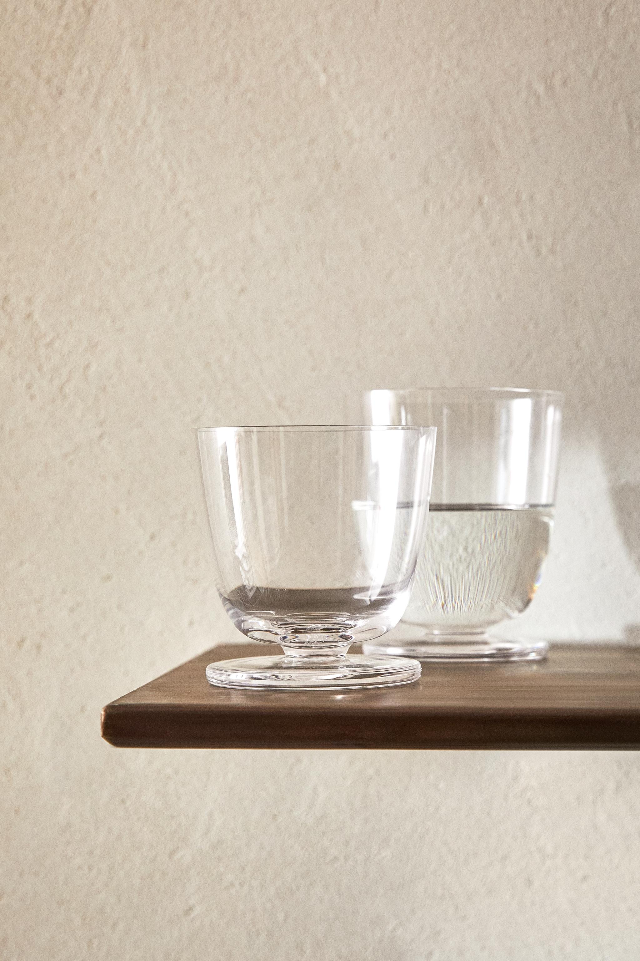 SET OF 2 - STEMMED GLASS S