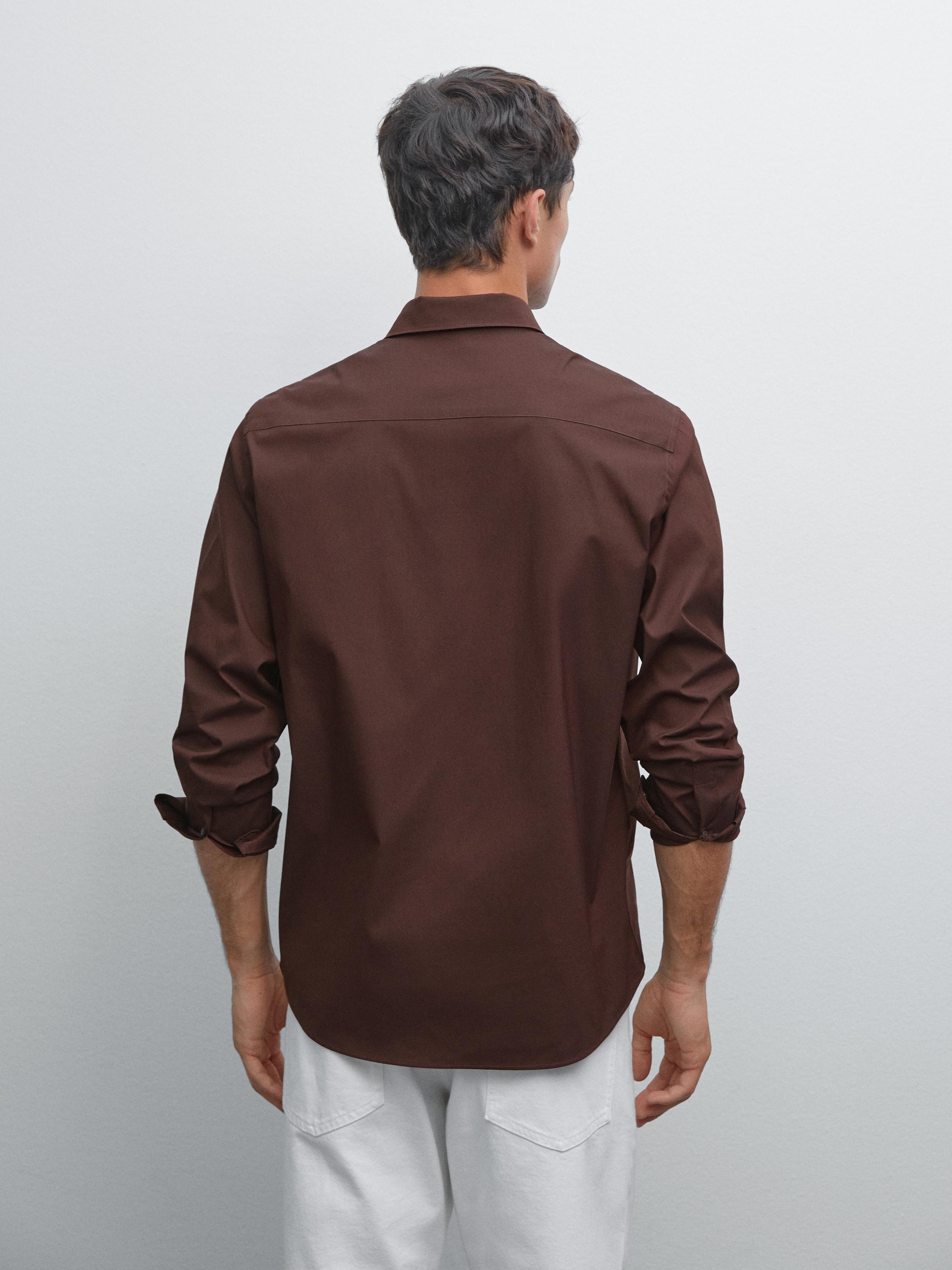 Slim fit stretch shirt