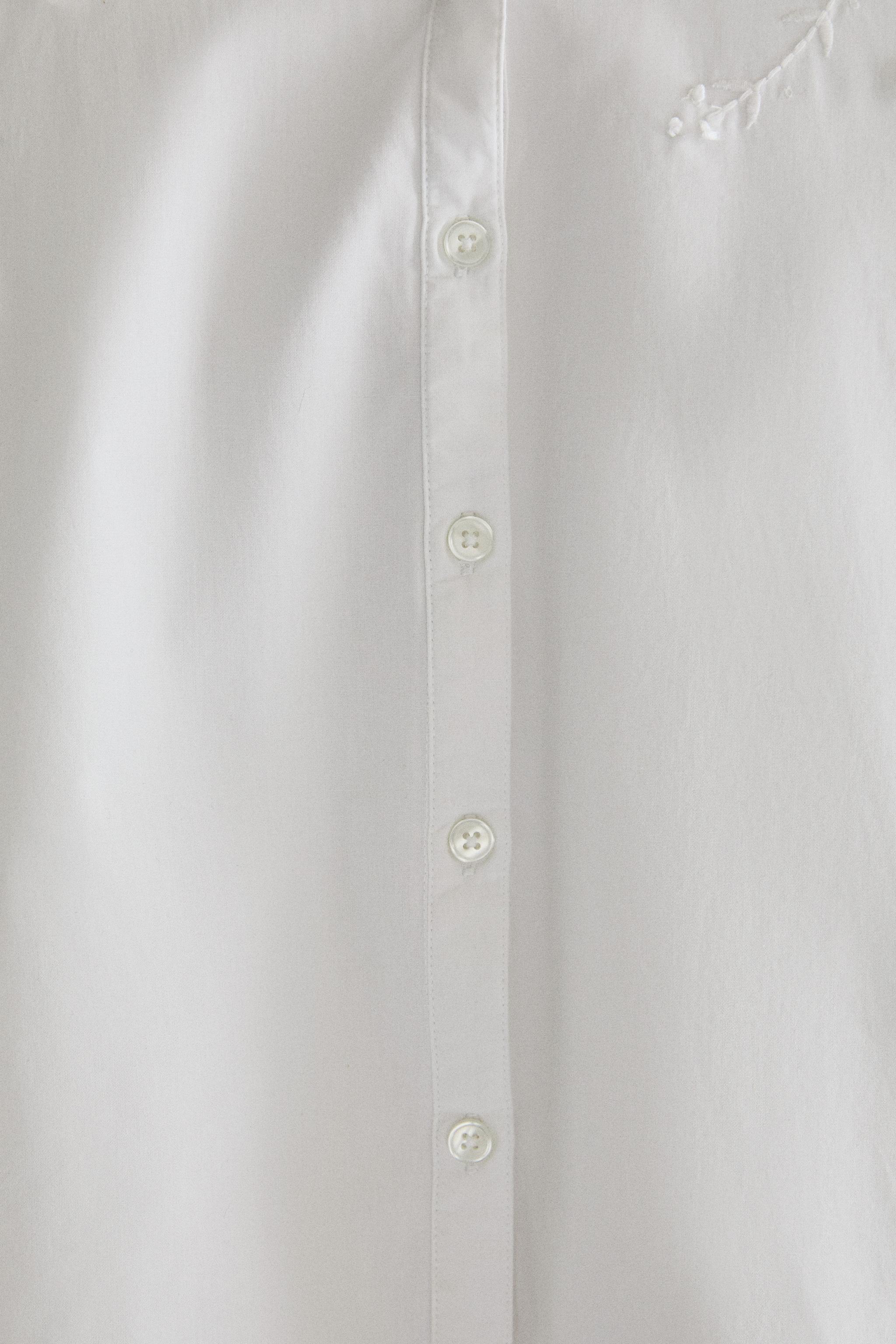 EMBROIDERED COTTON SHIRT