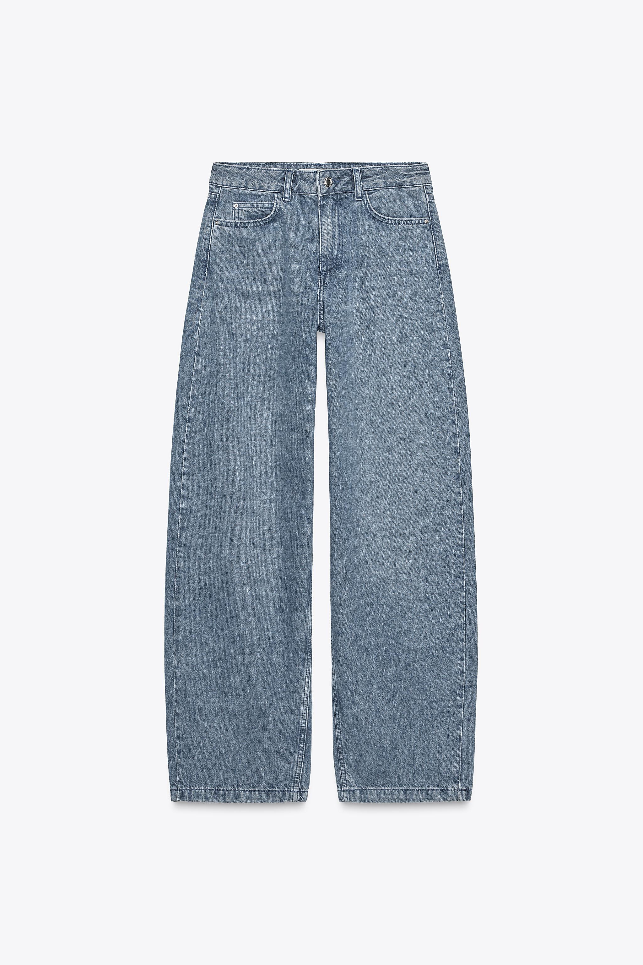 MID-RISE BAGGY JEANS