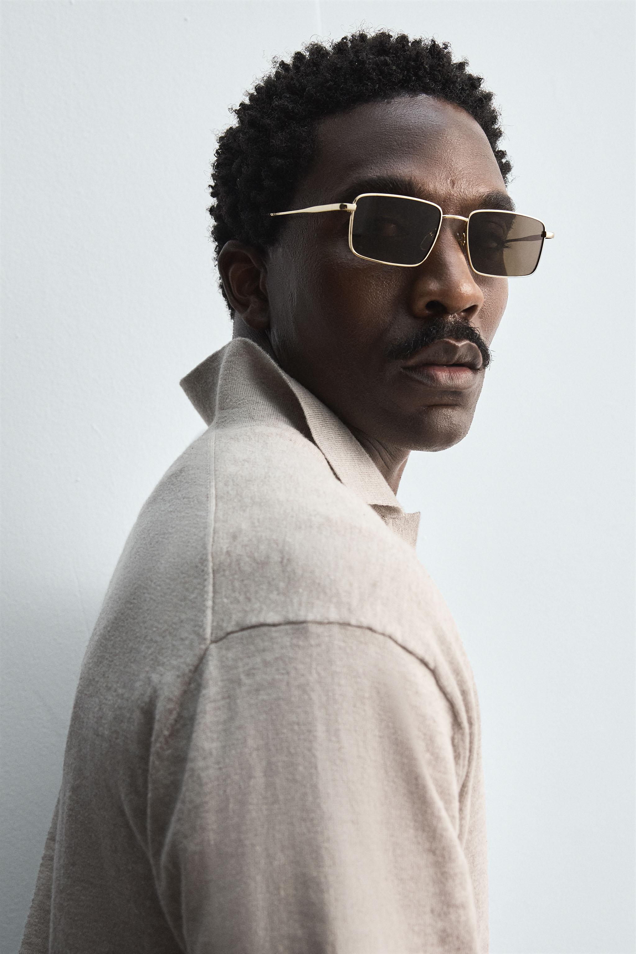 COTTON-WOOL KNIT POLO SHIRT