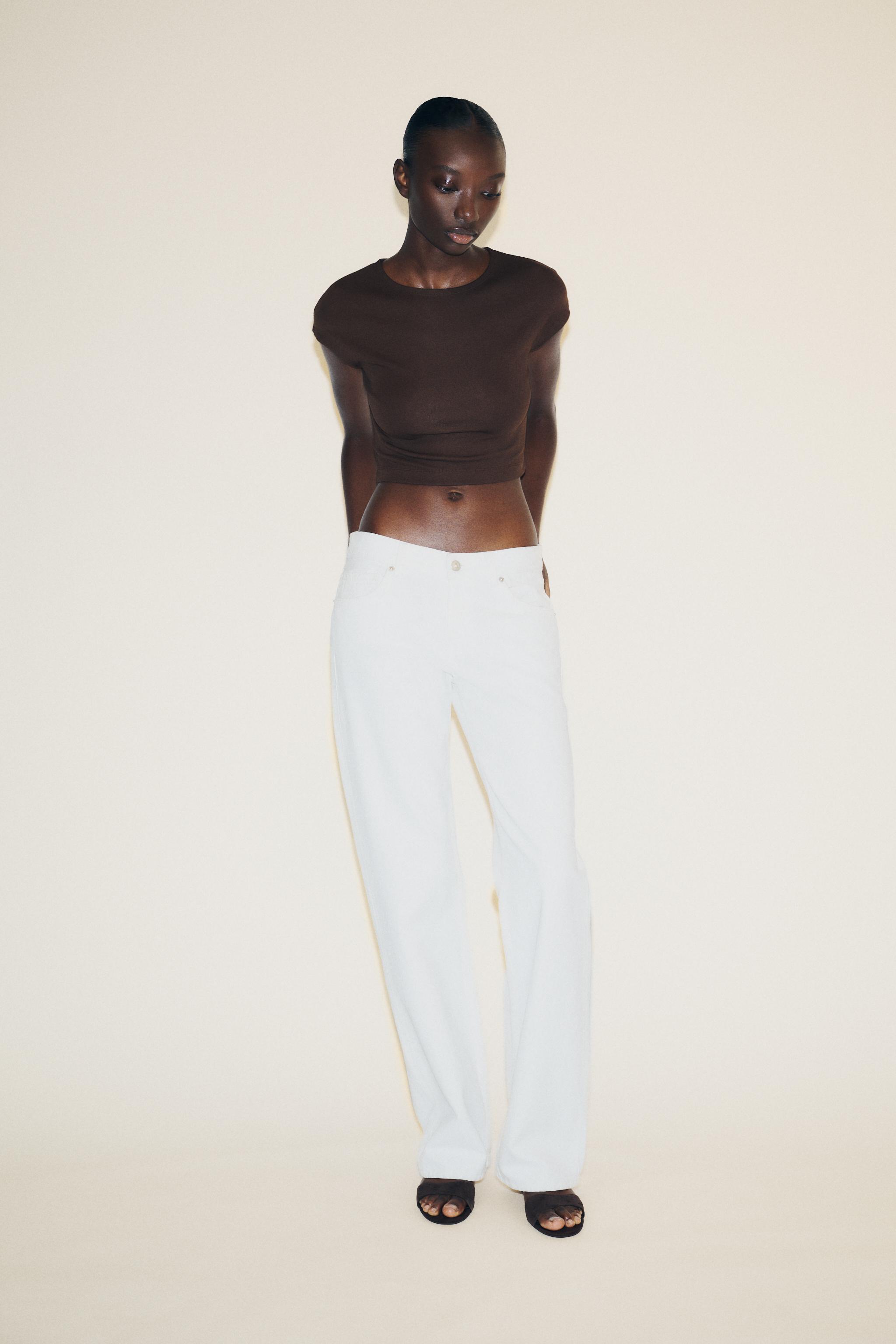 COTTON MODAL CROP T-SHIRT