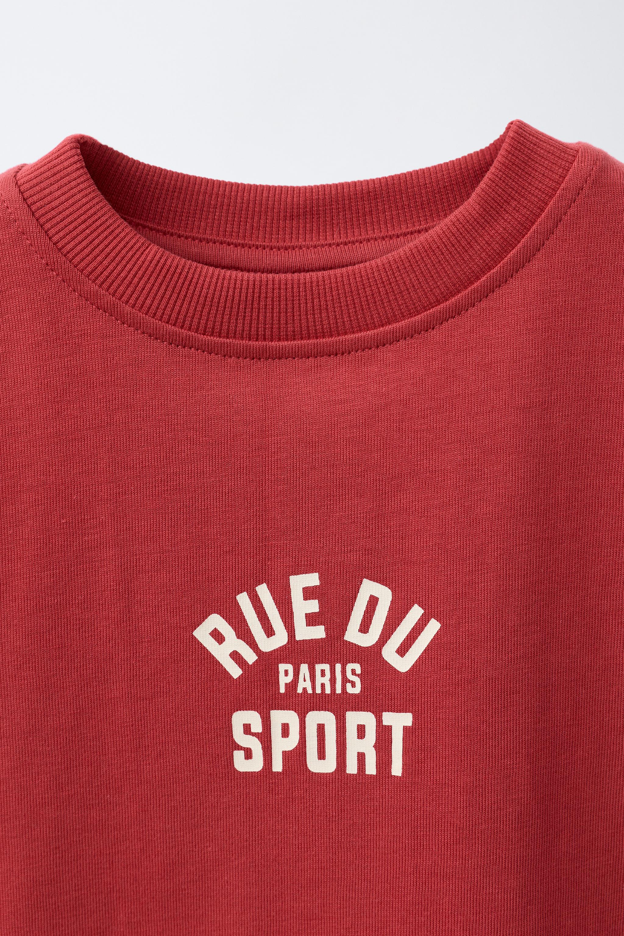 TEXT JOGGING T-SHIRT