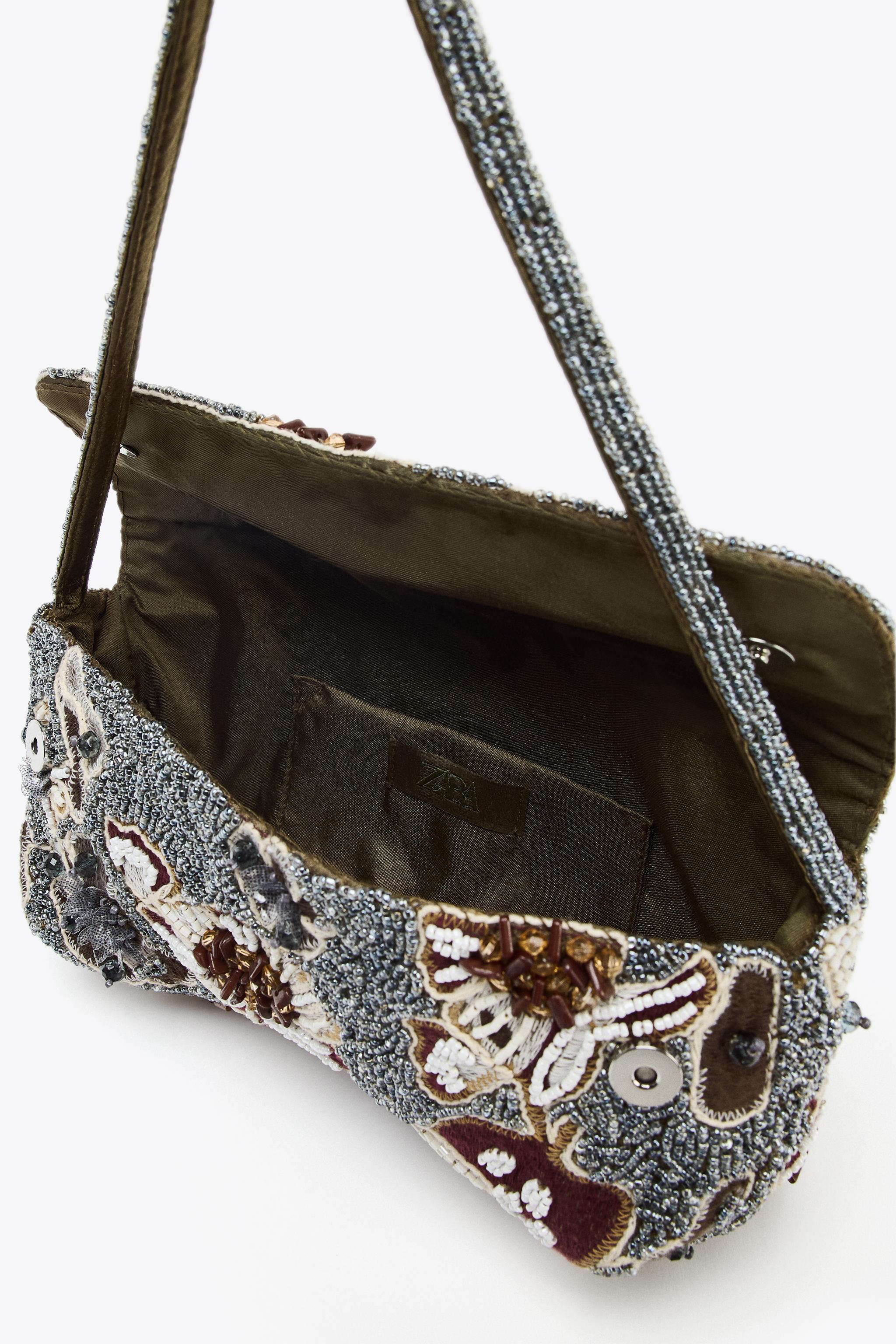 BEADED SHOULDER BAG
