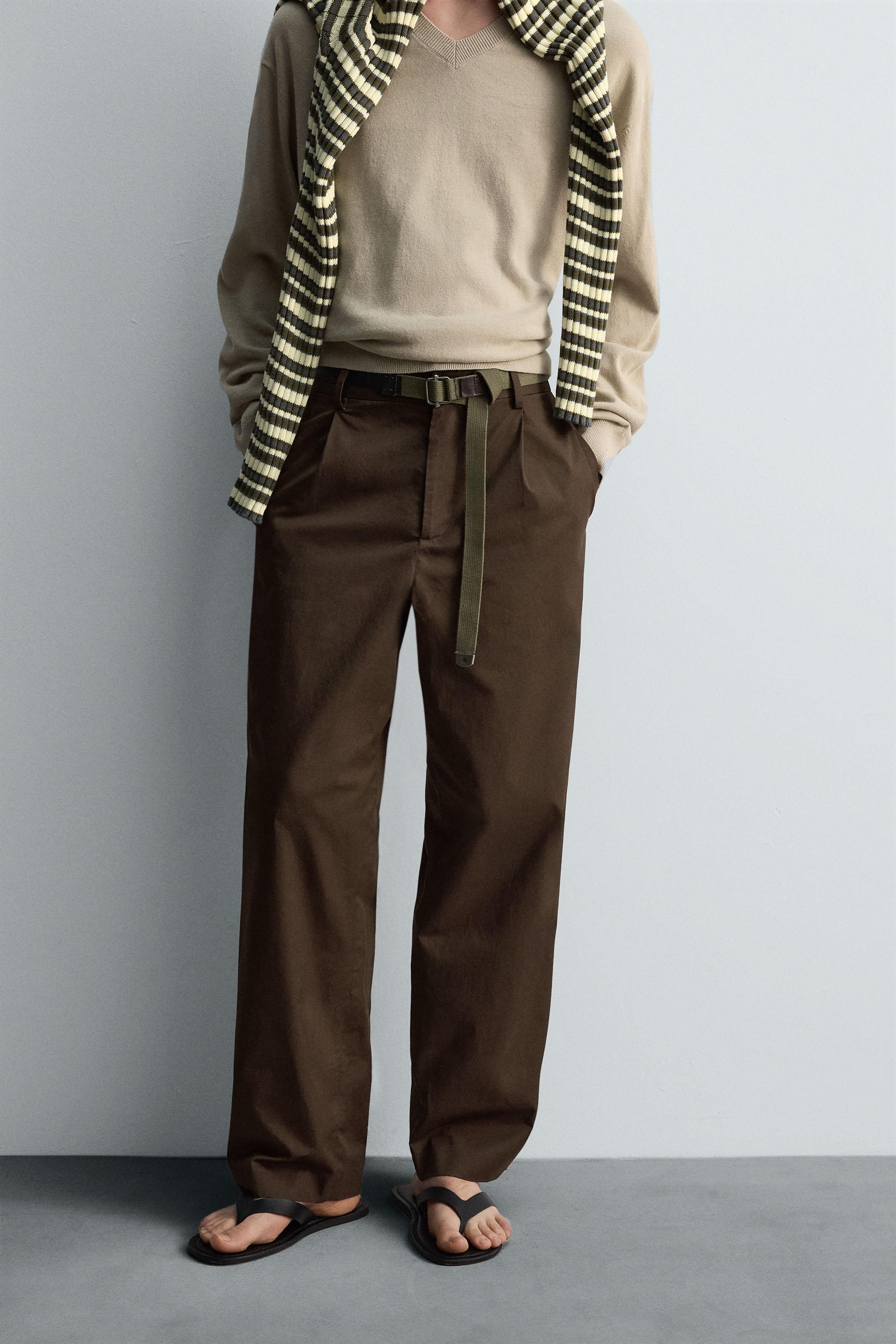 LIMITED EDITION PLEATED CHINO PANTS