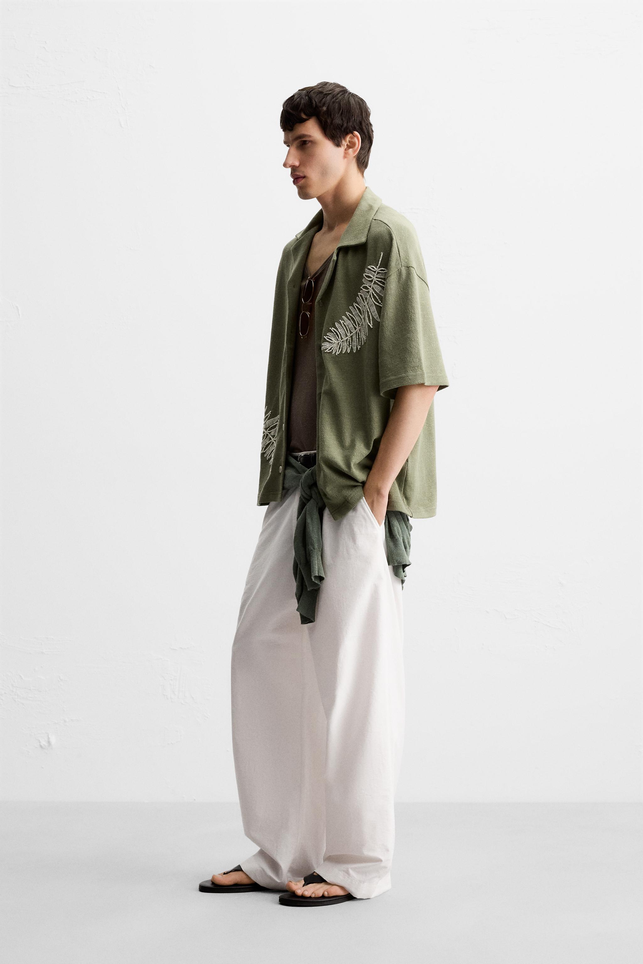 EMBROIDERED BEADED SHIRT