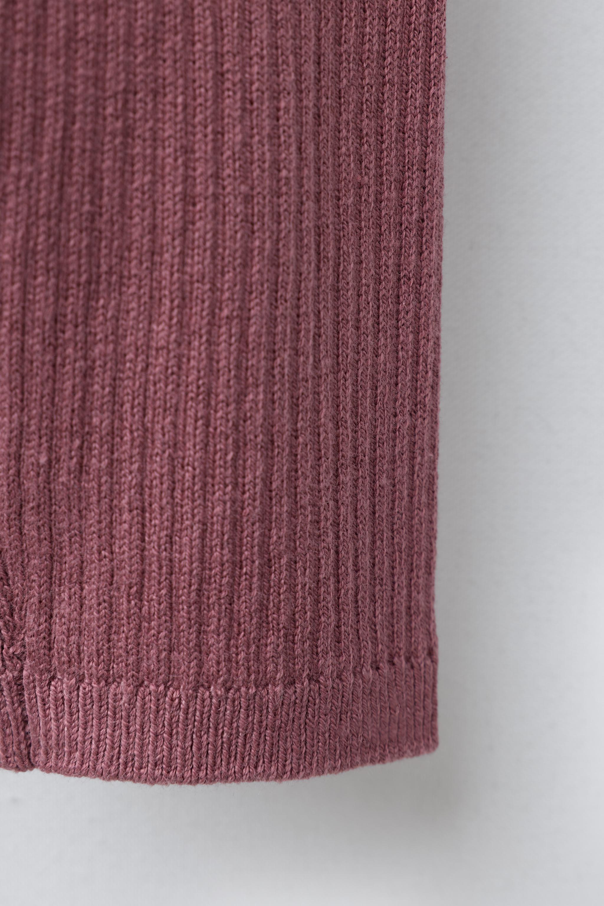 RIBBED LEGGINGS WITH BUTTONS