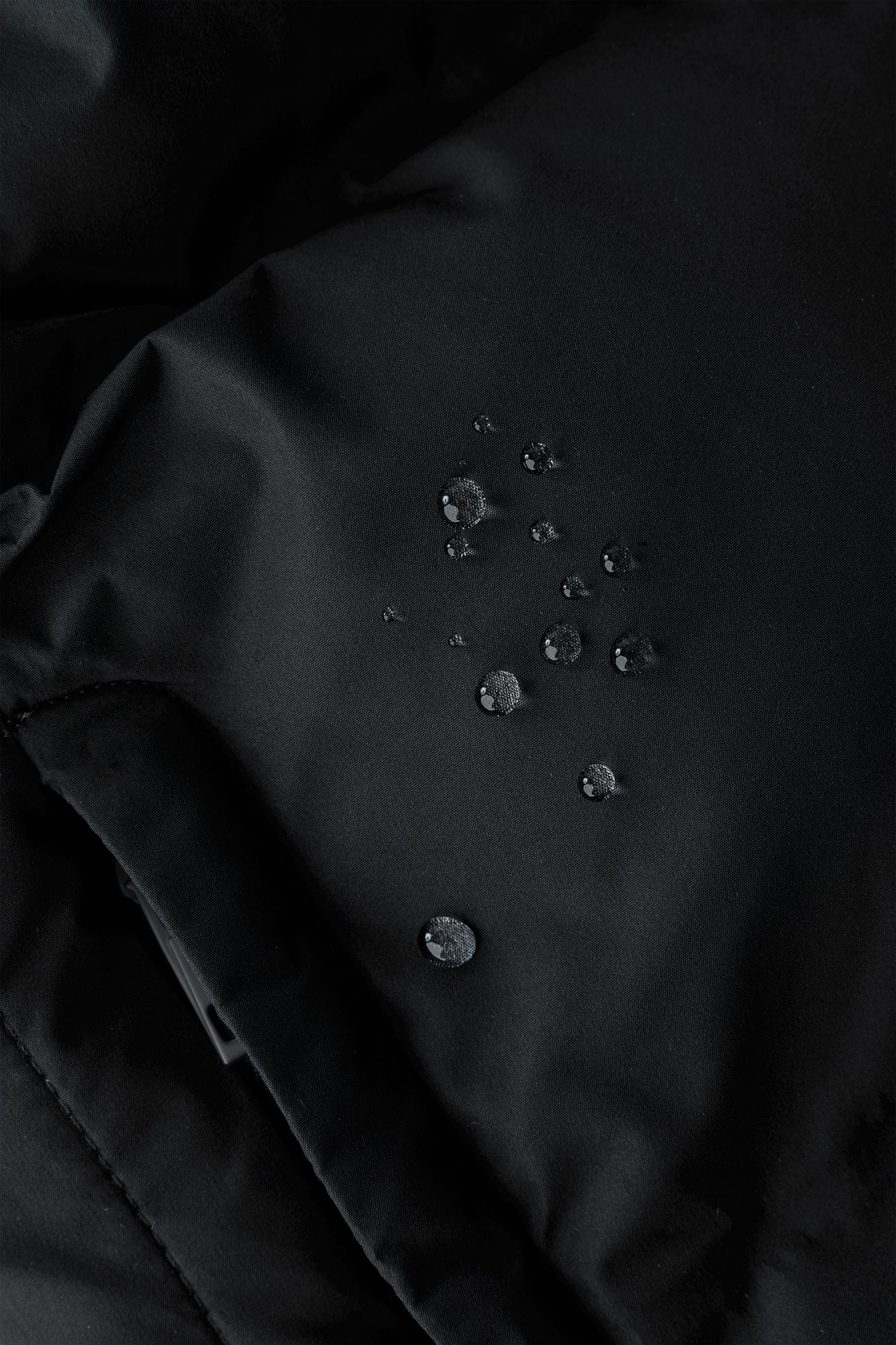 WATER REPELLENT HOODED PUFFER JACKET