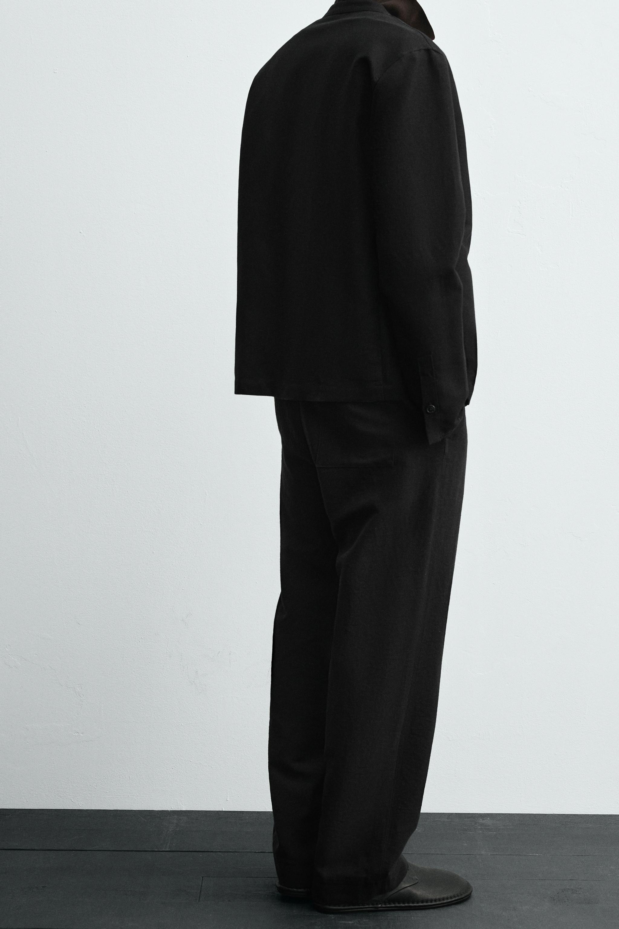 COTTON - LINEN SUIT PANTS