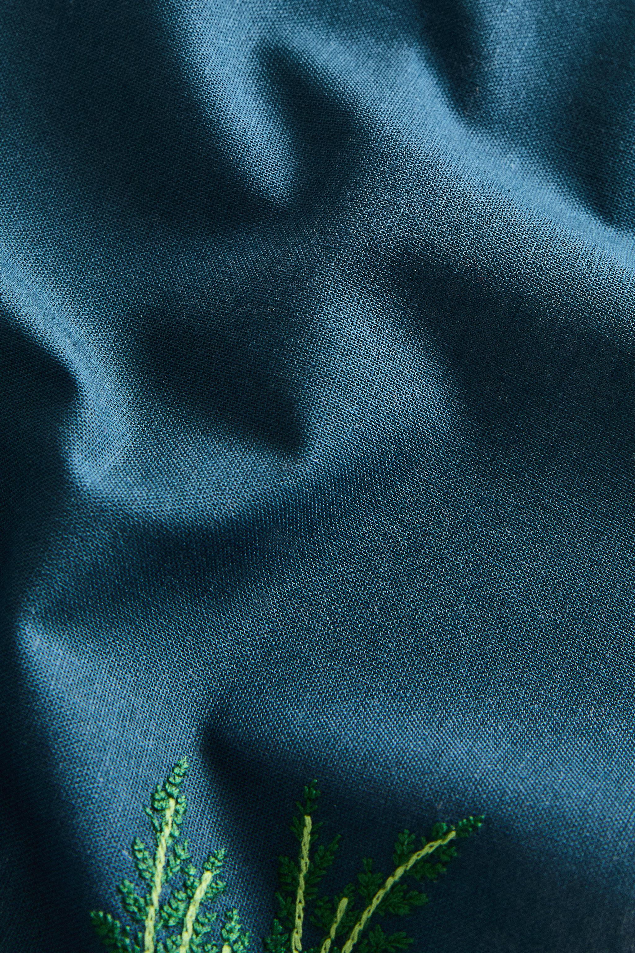 SET OF EMBROIDERED COTTON NAPKINS (SET OF 2)