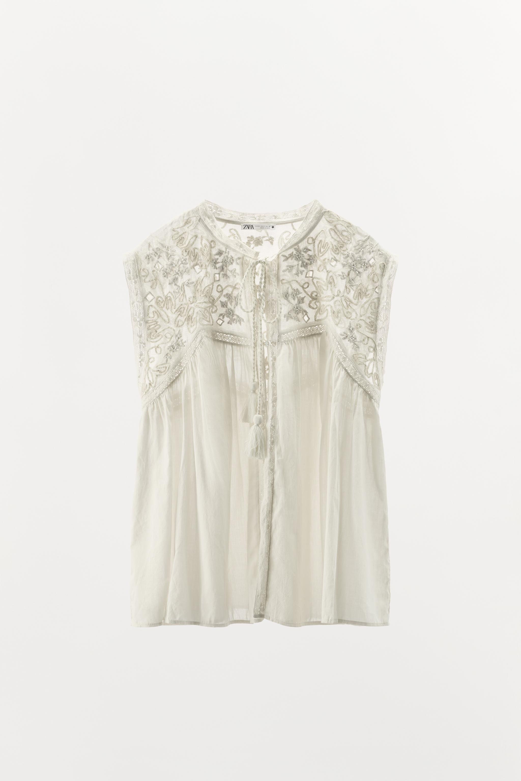EMBROIDERED LACE TOP LIMITED EDITION