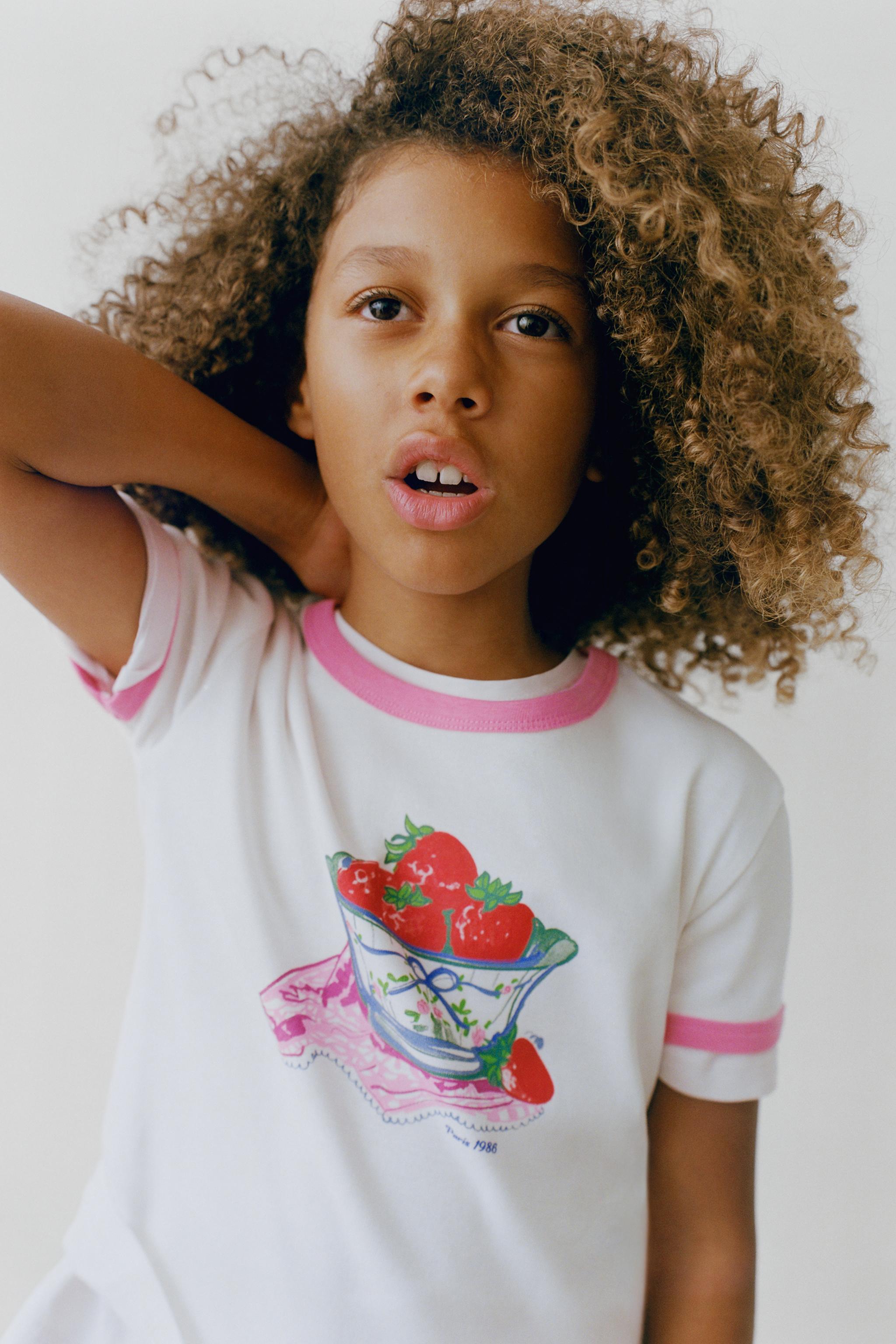 STRAWBERRY PRINT T-SHIRT