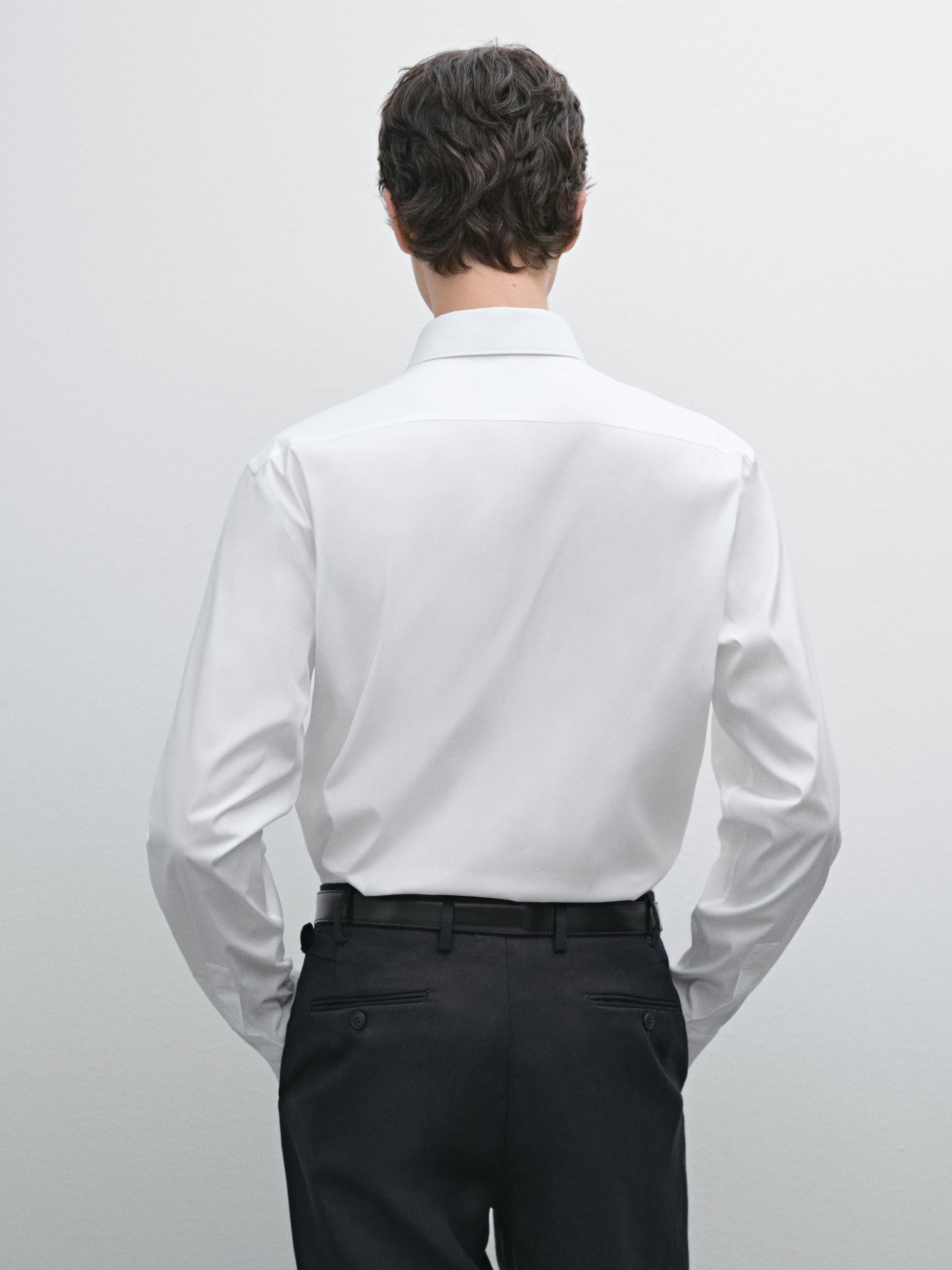 Slim fit stretch shirt