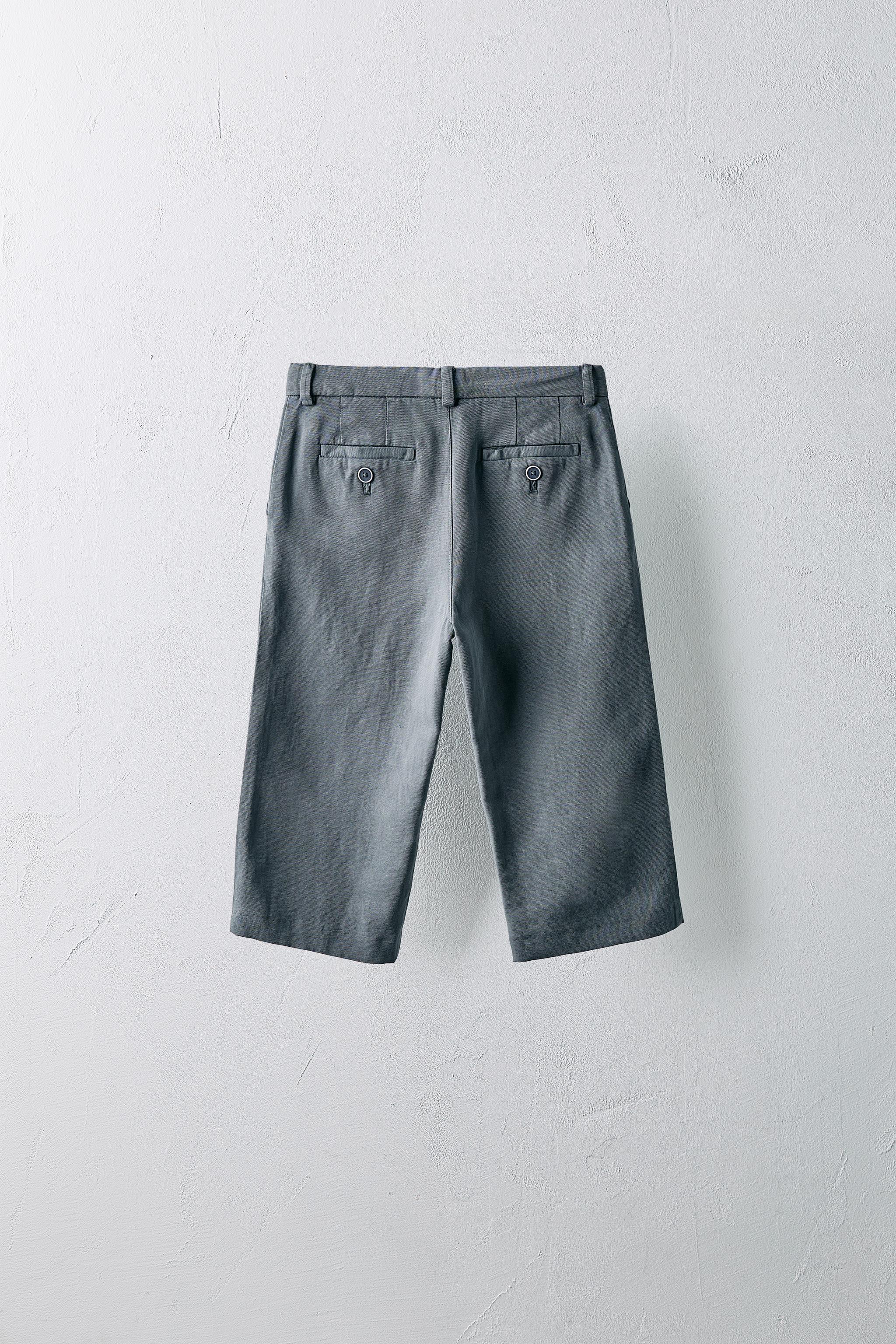 2-5 YEARS/ LIMITED EDITION COTTON LINEN PANTS