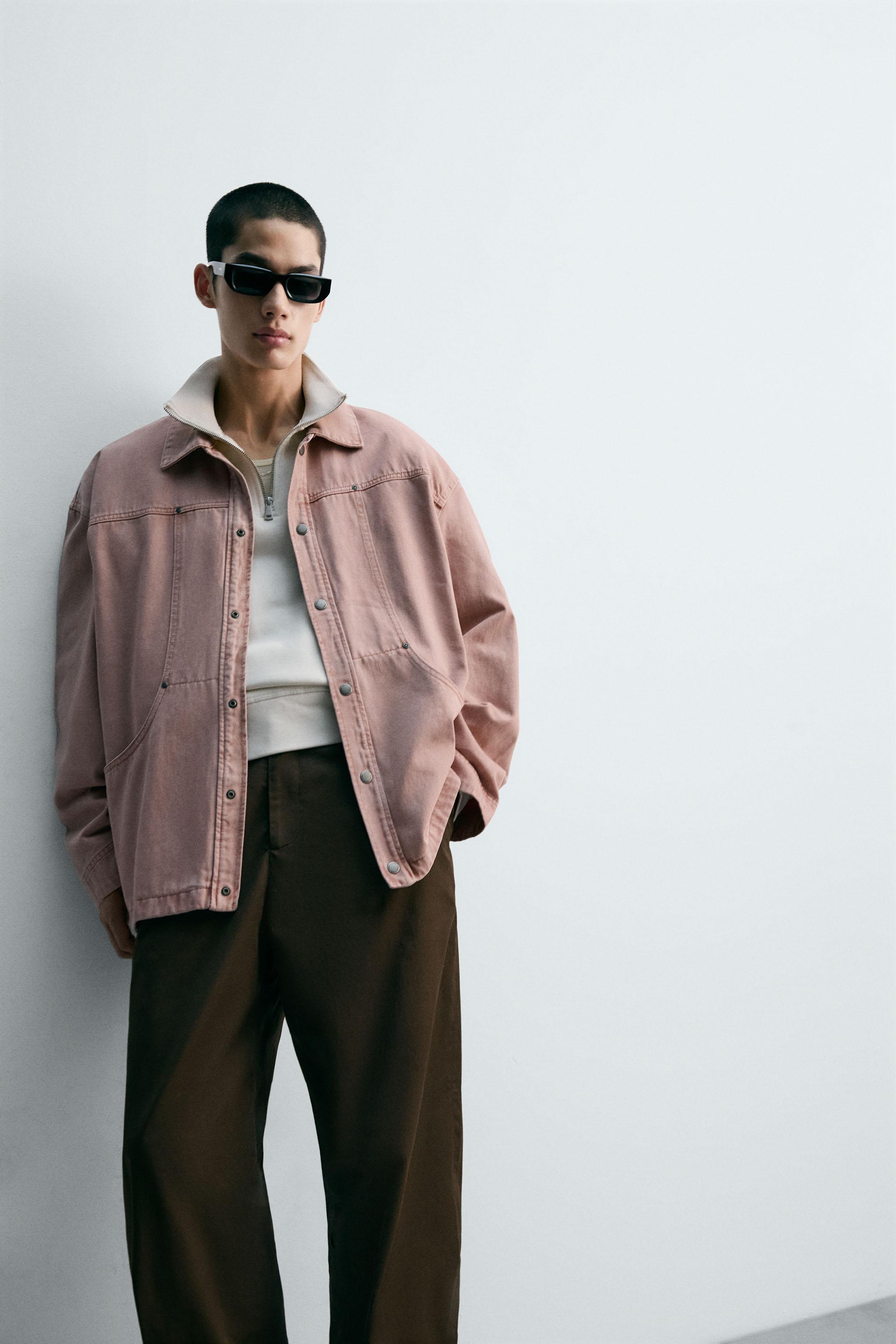 WASHED TEXTURED OVERSHIRT