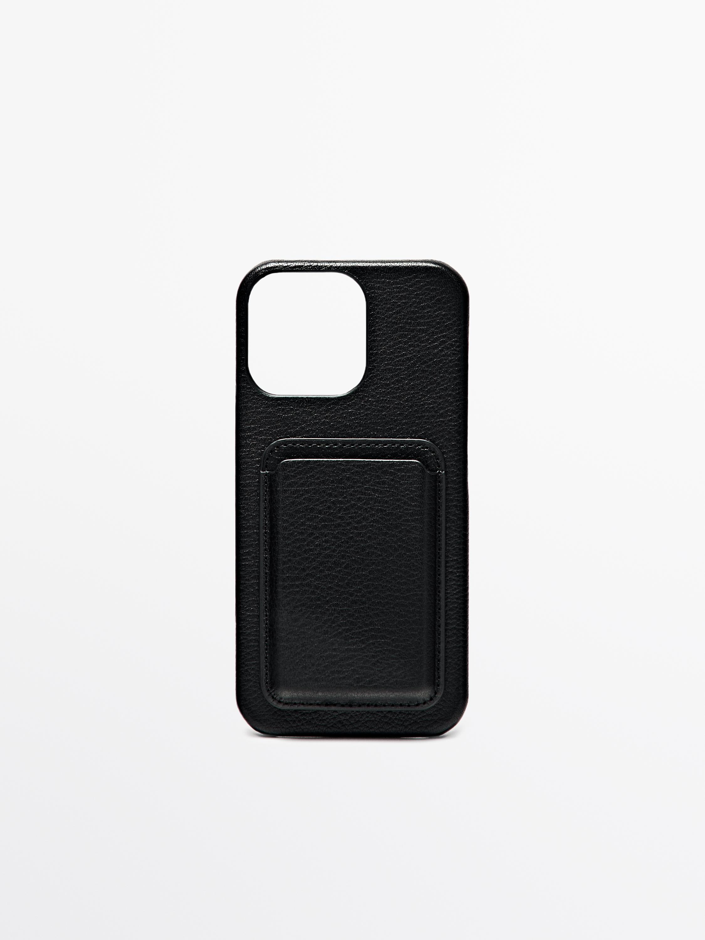 Nappa leather iPhone Pro Max case