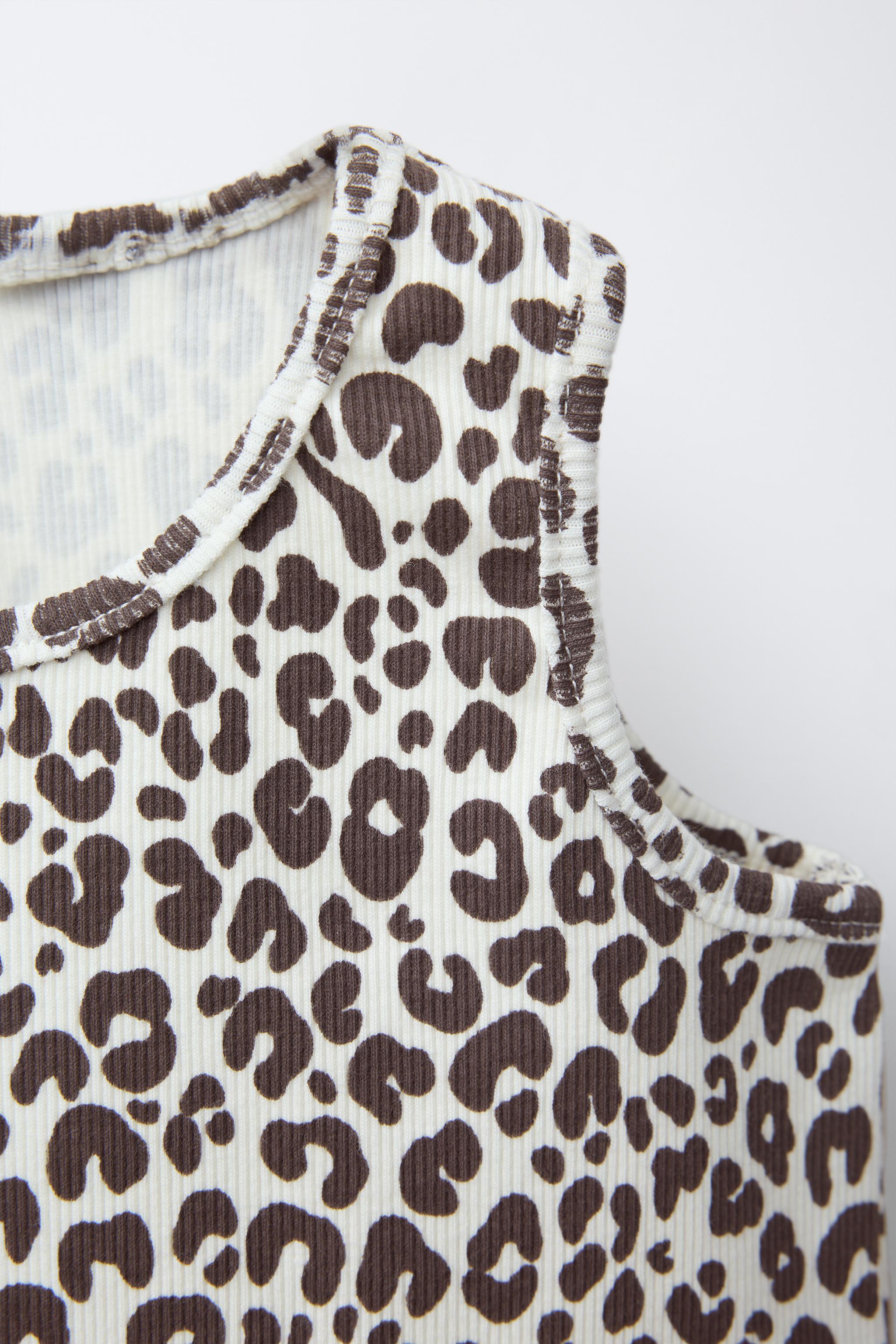 PRINTED RIBBED T-SHIRT