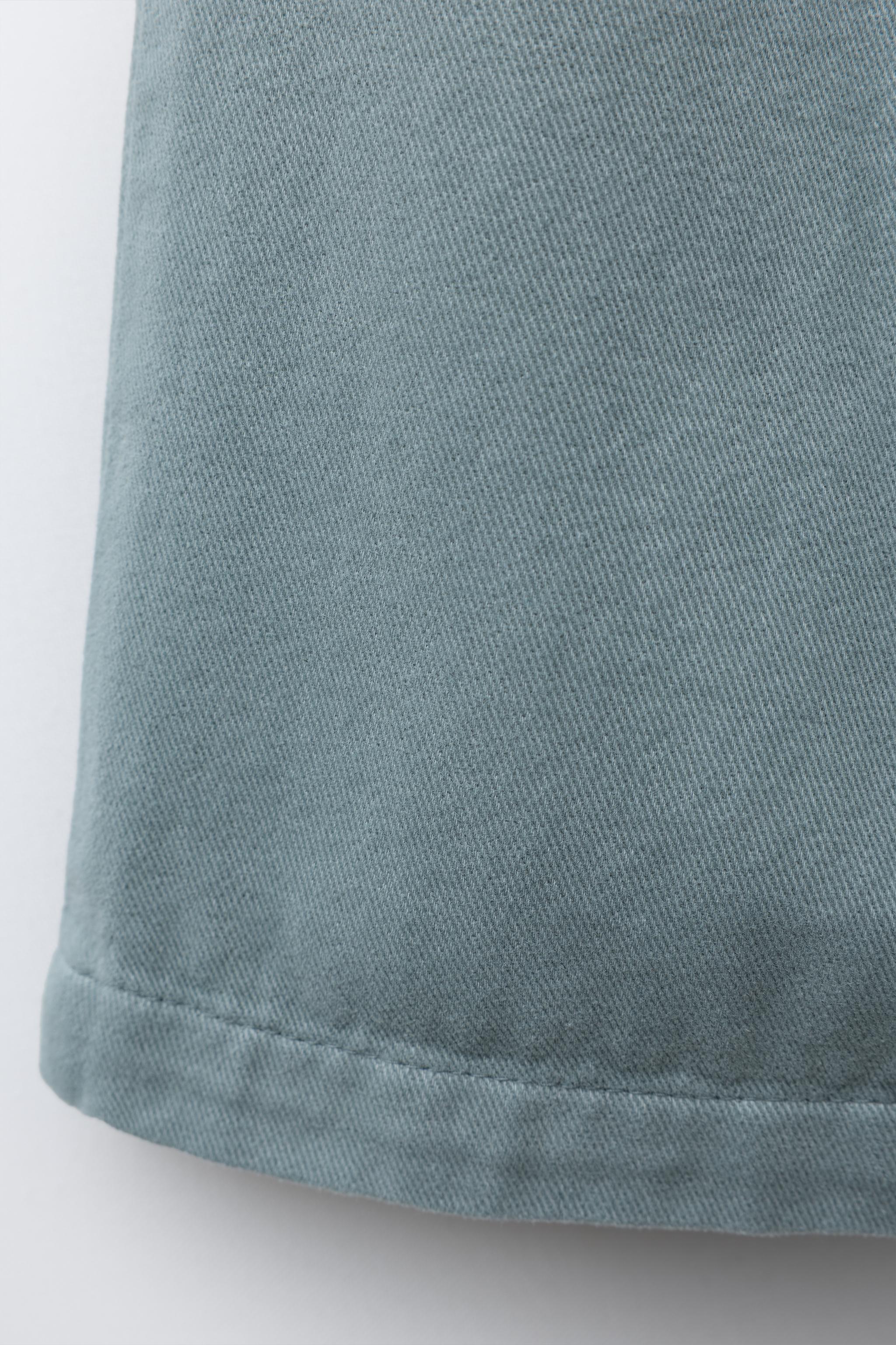 EMBROIDERED POCKET PANTS