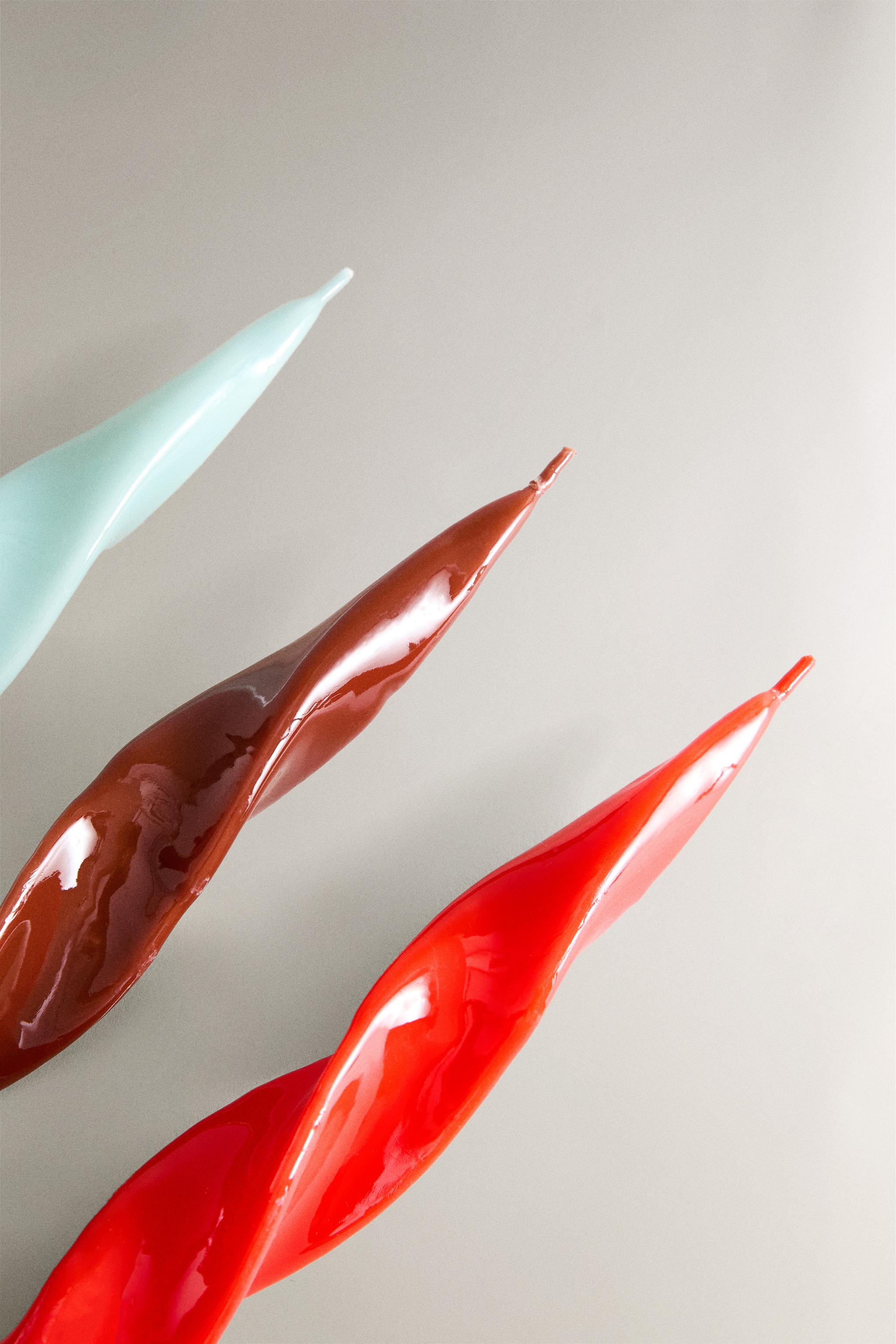 SET OF SPIRAL CANDLES (SET OF 3) X COLLAGERIE