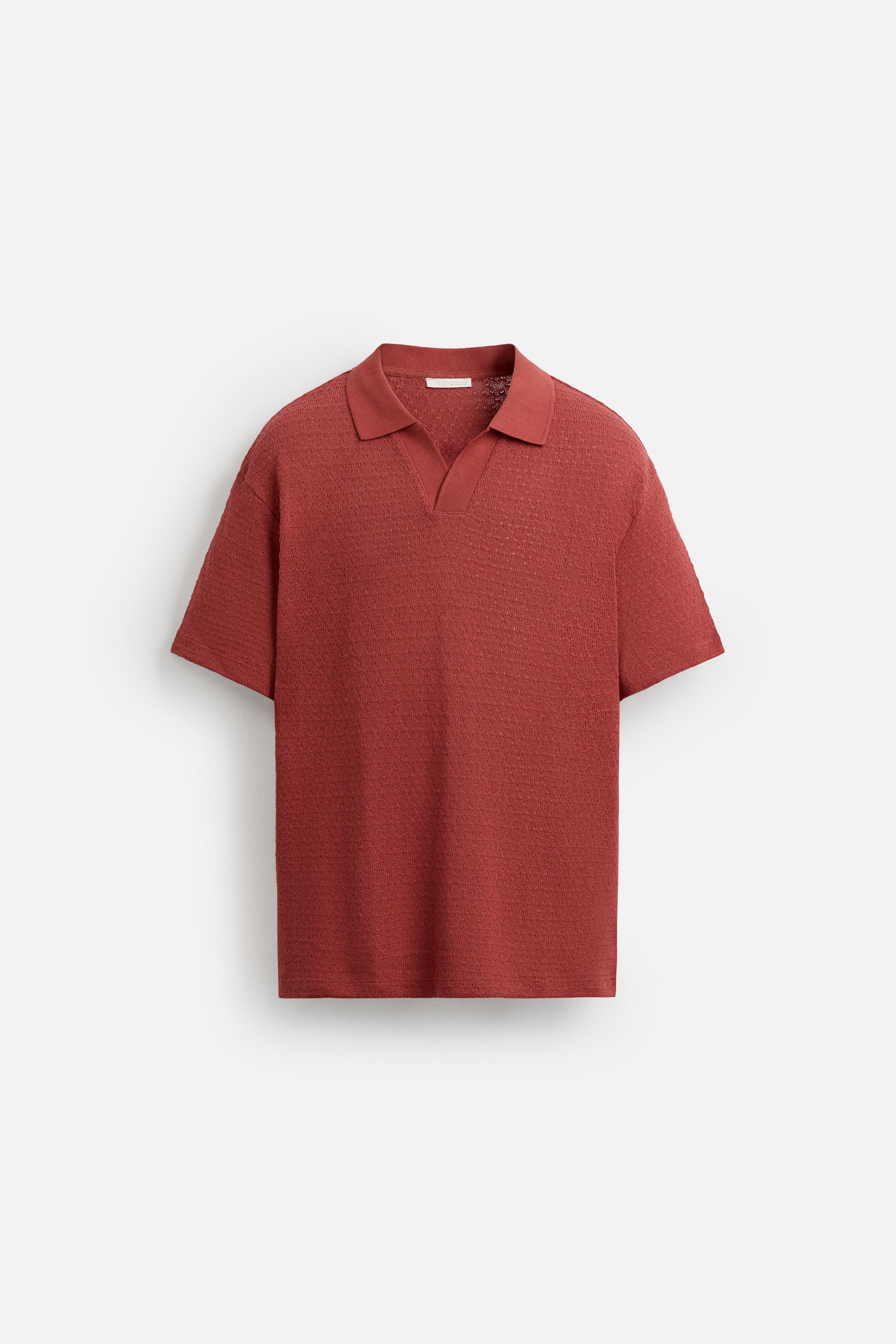 GEOMETRIC JACQUARD POLO SHIRT