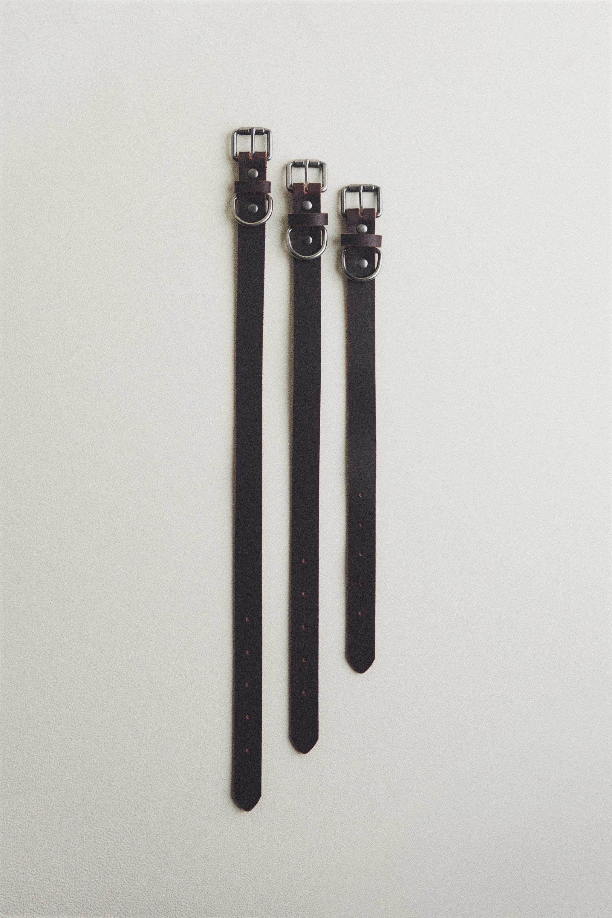 LEATHER DOG NECKLACE