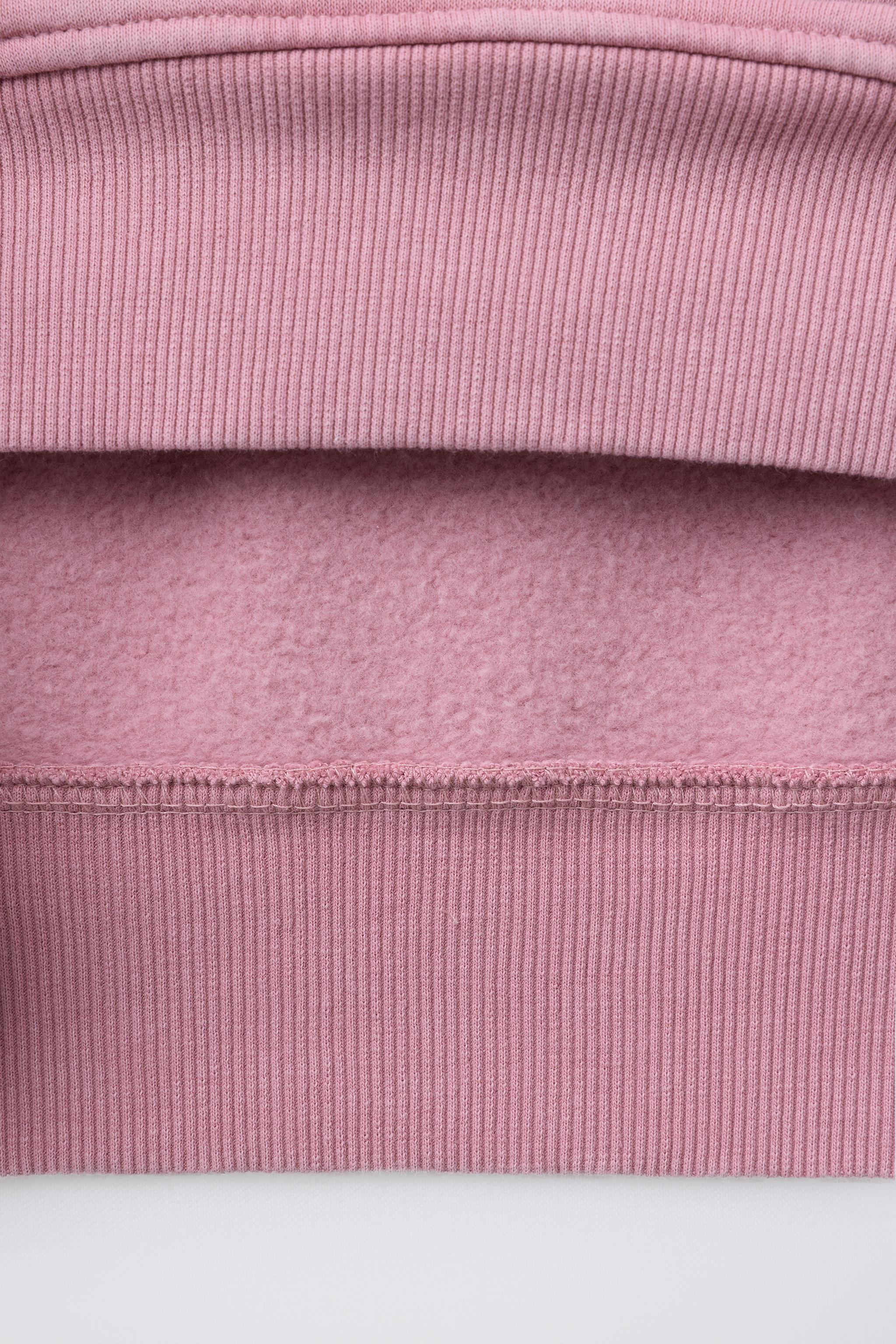 WASHED EFFECT PATCHES SWEATSHIRT