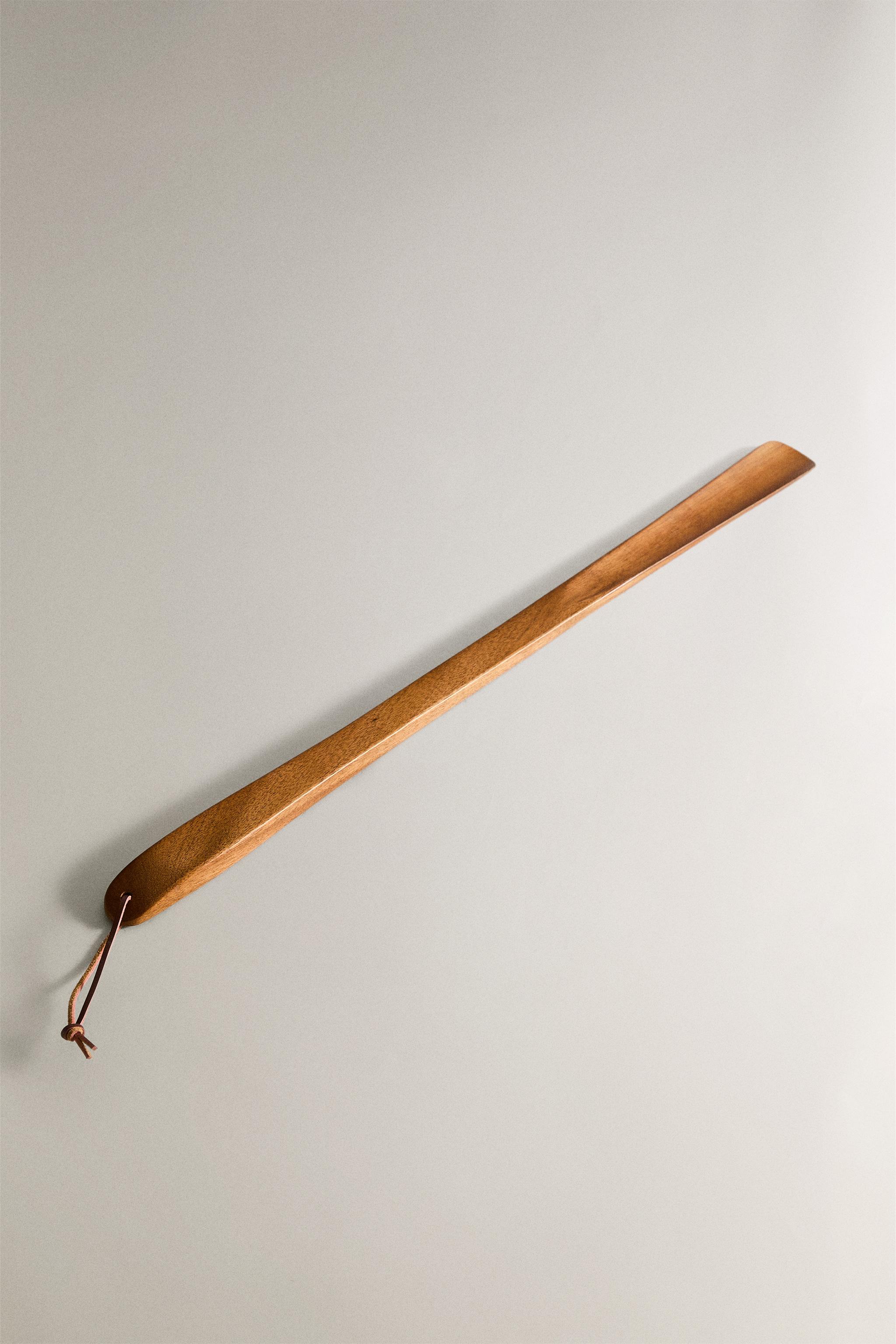 EXTRA LONG ACACIA WOOD SHOEHORN