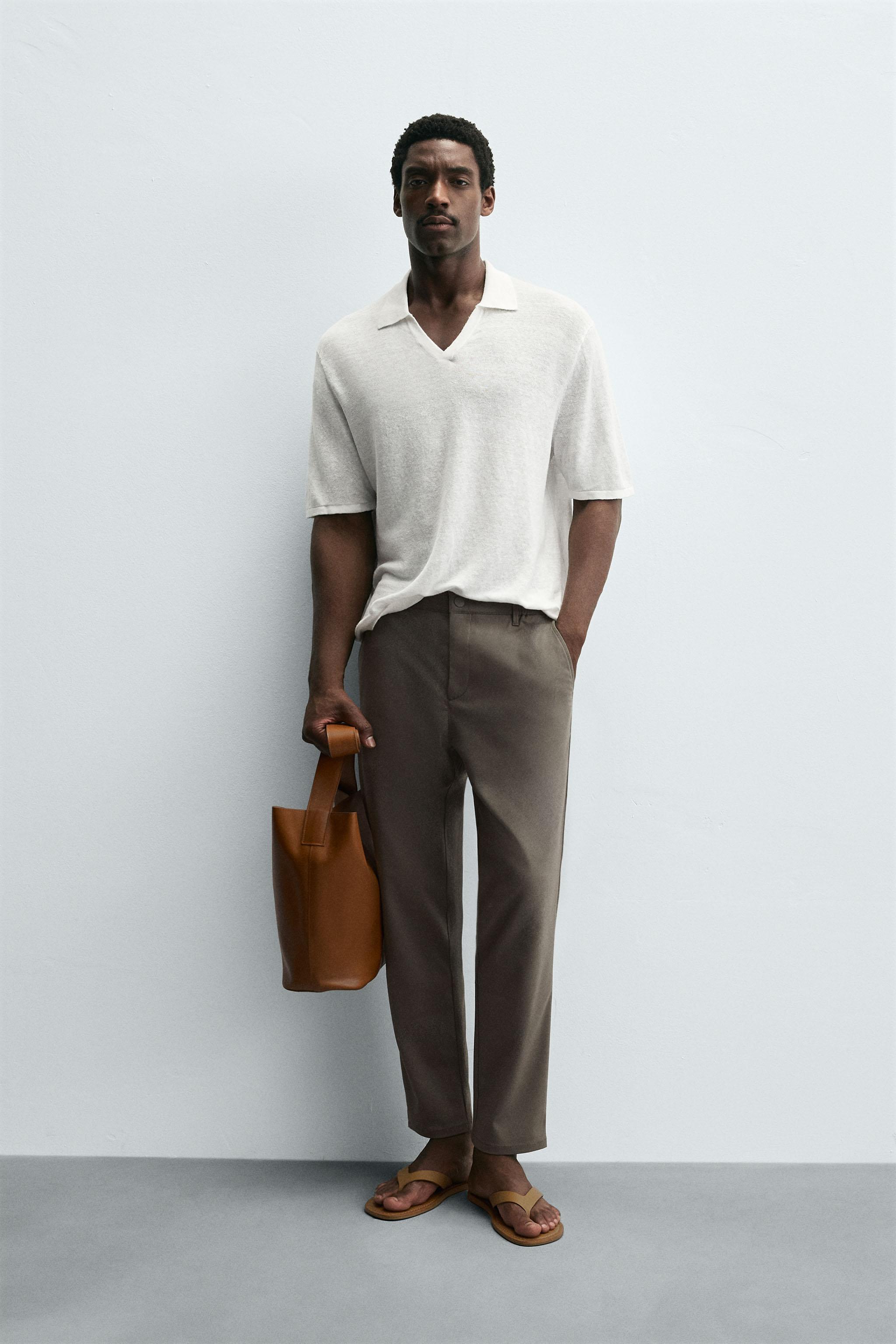 SLIM FIT STRETCH PANTS