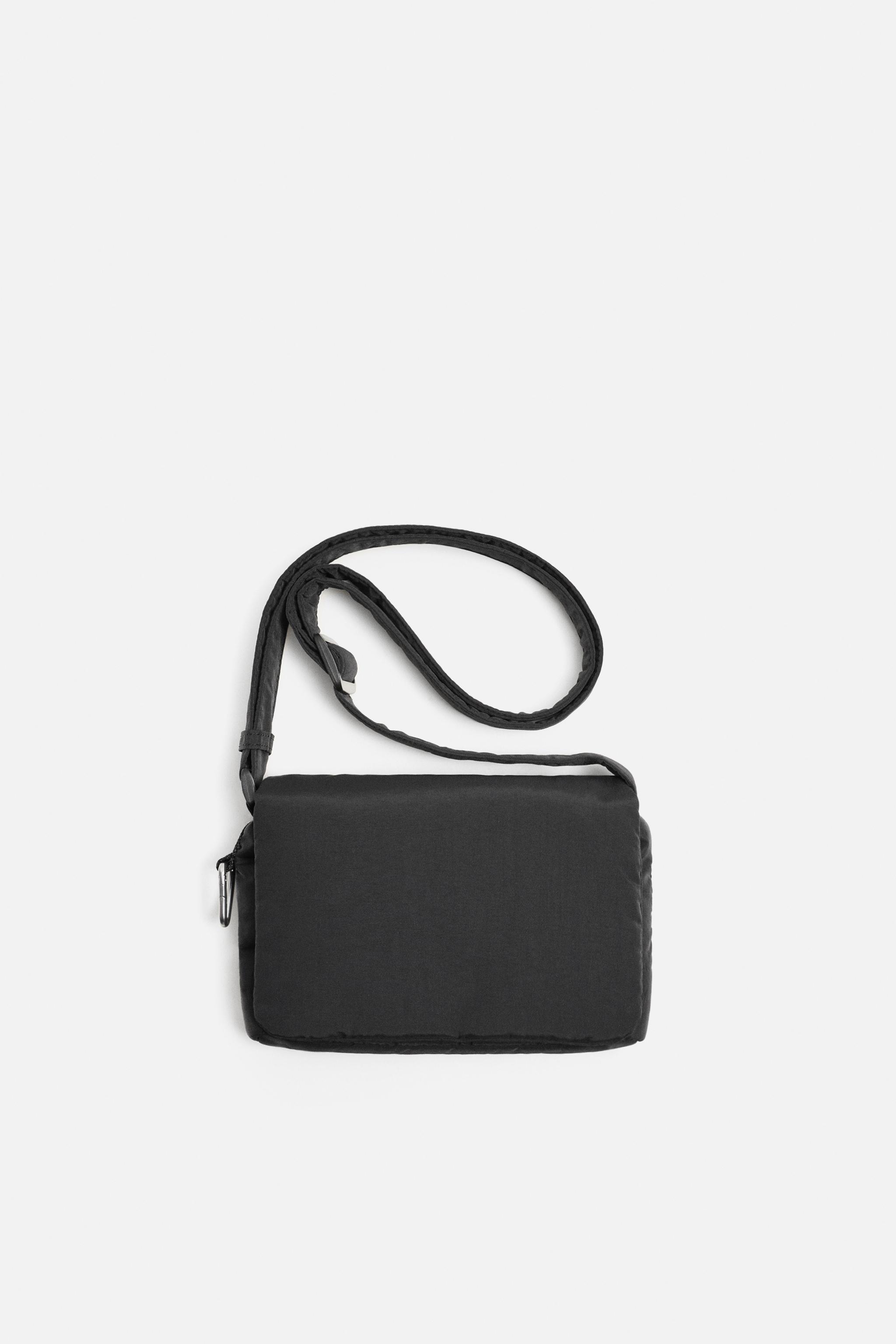 NYLON FLAP CROSSBODY BAG
