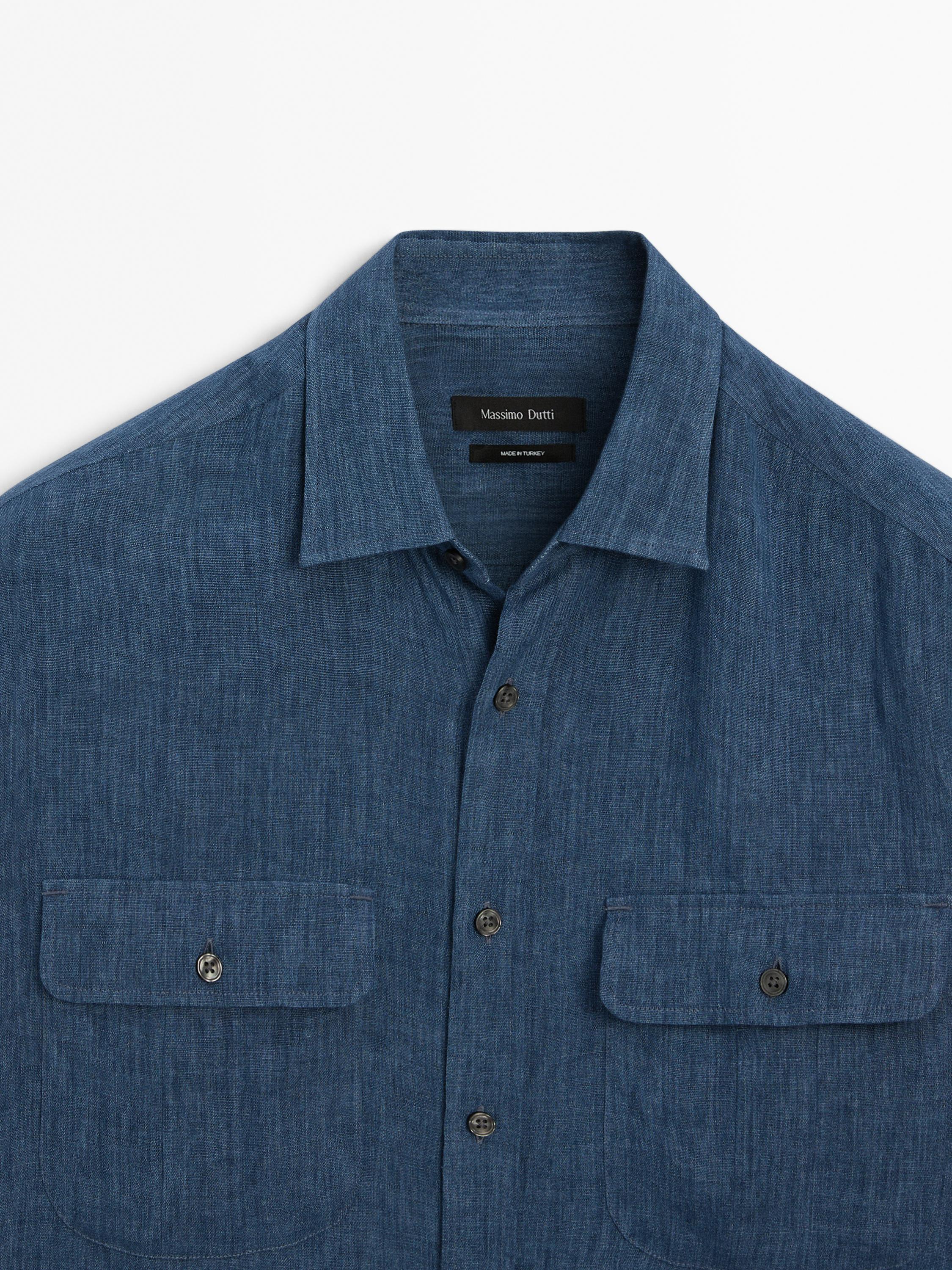 Regular fit faded shirt