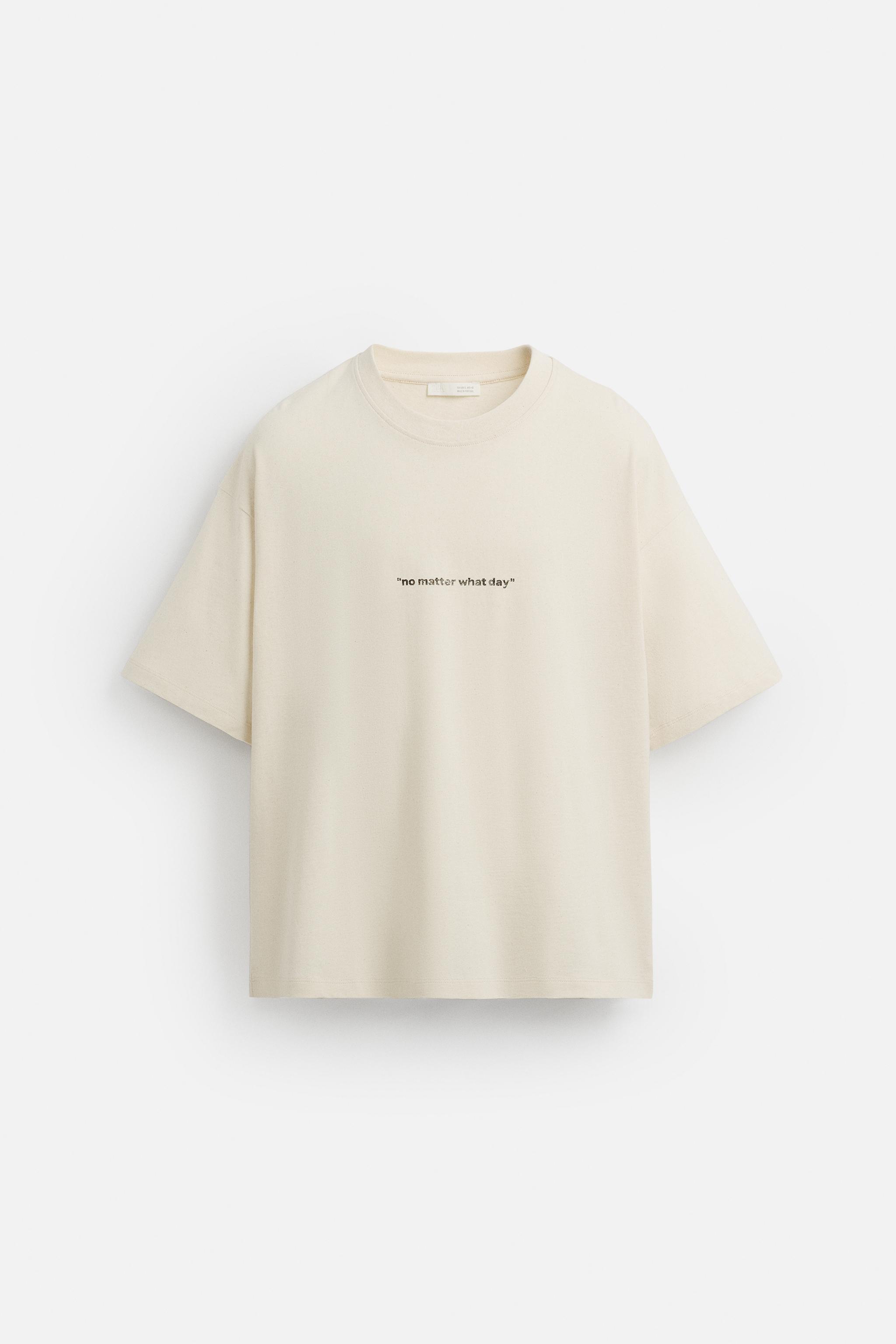 WASHED PRINT T-SHIRT