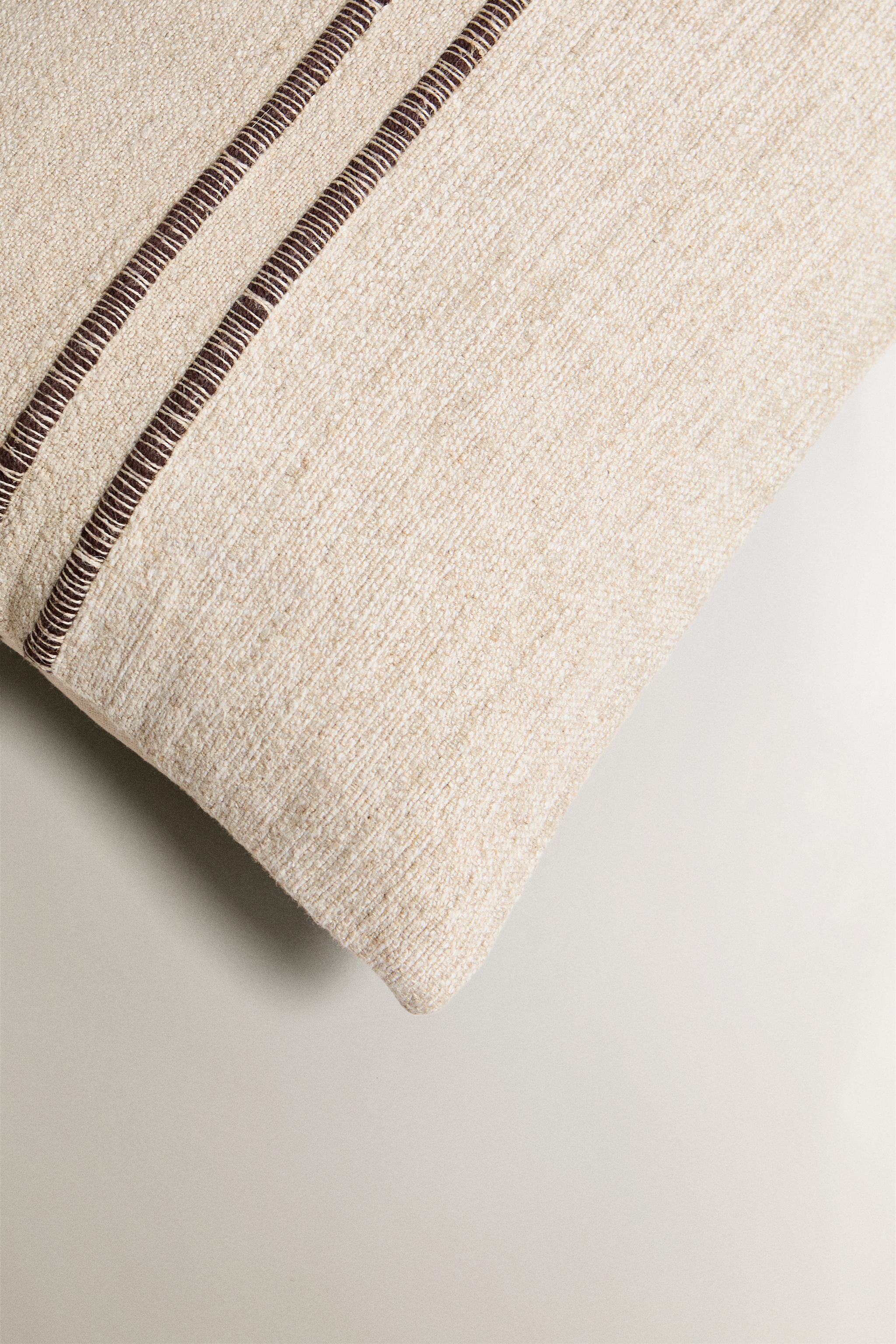 LINED THROW PILLOW COVER