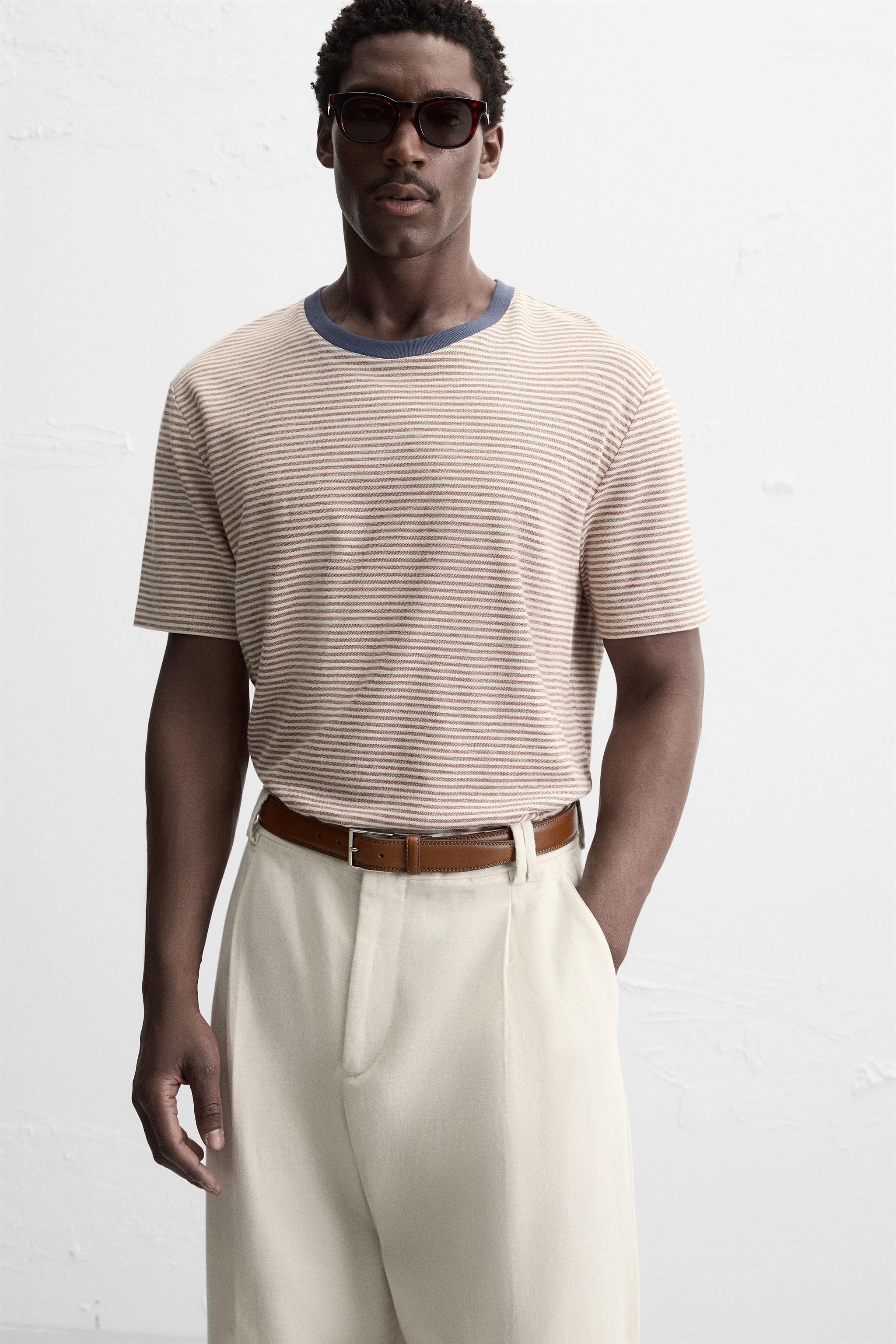 STITCHED LEATHER BELT