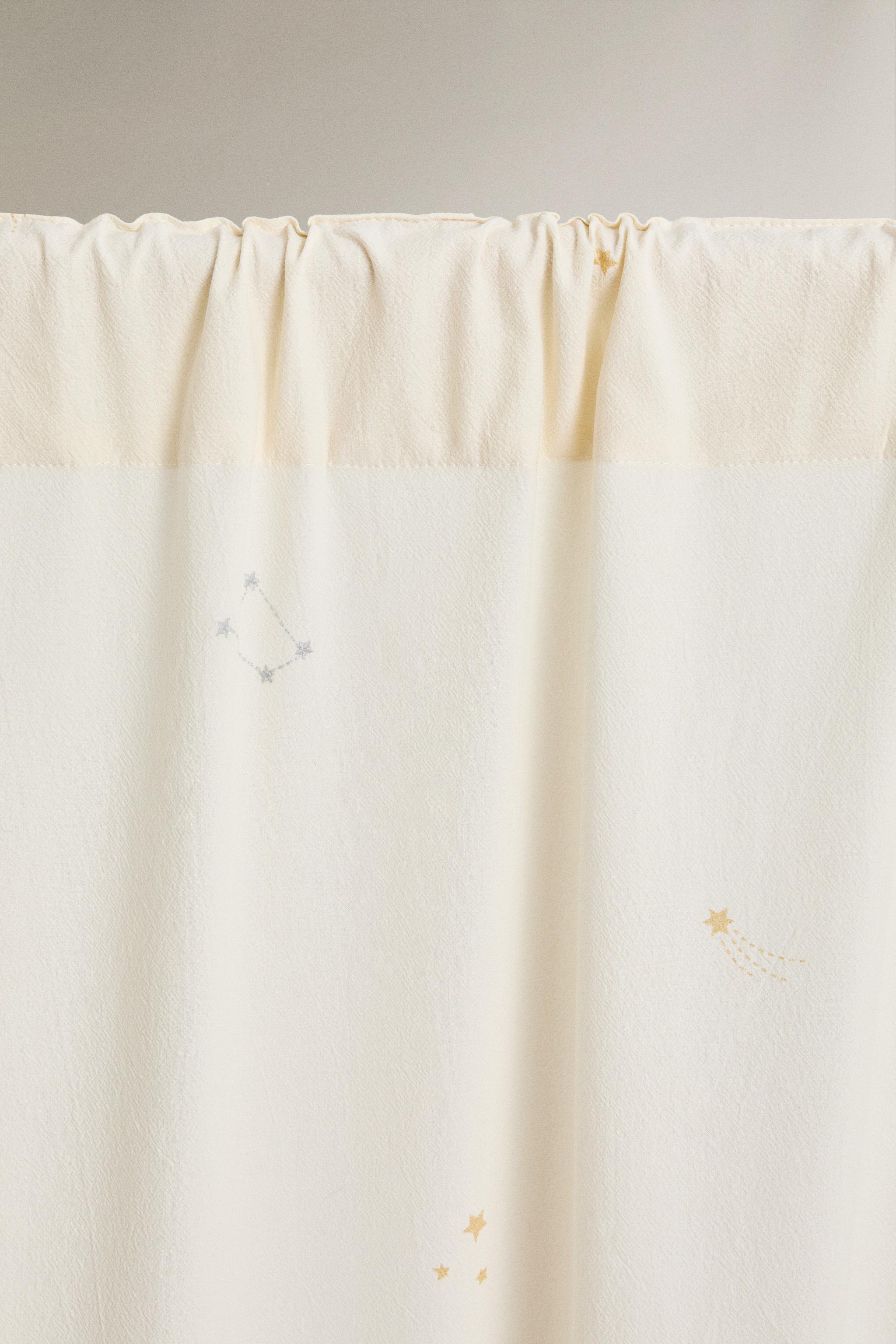 CHILDREN'S COTTON SPACE CURTAIN