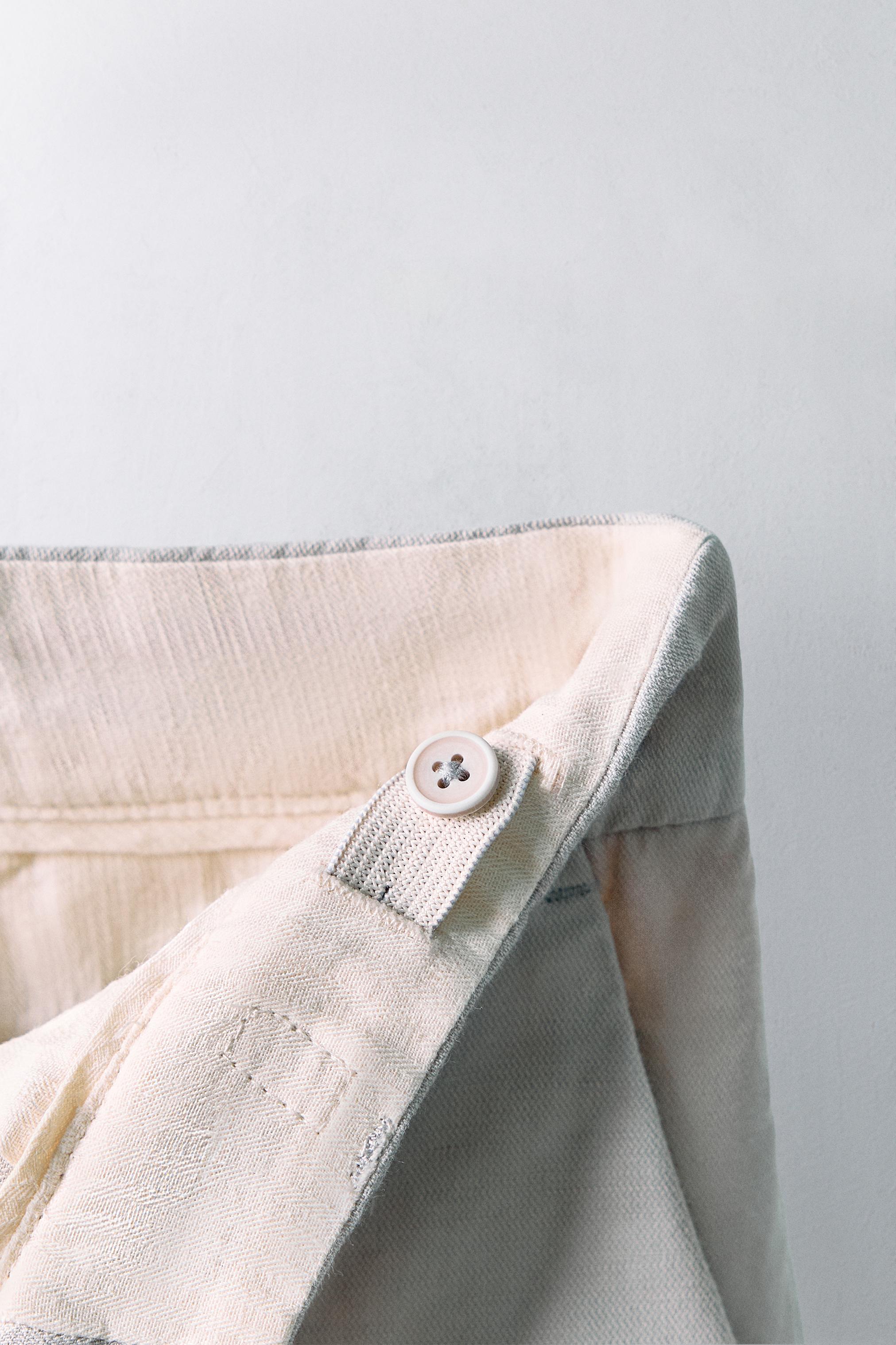 6-10 YEARS/ LIMITED EDITION LINEN BLEND BERMUDA SHORTS