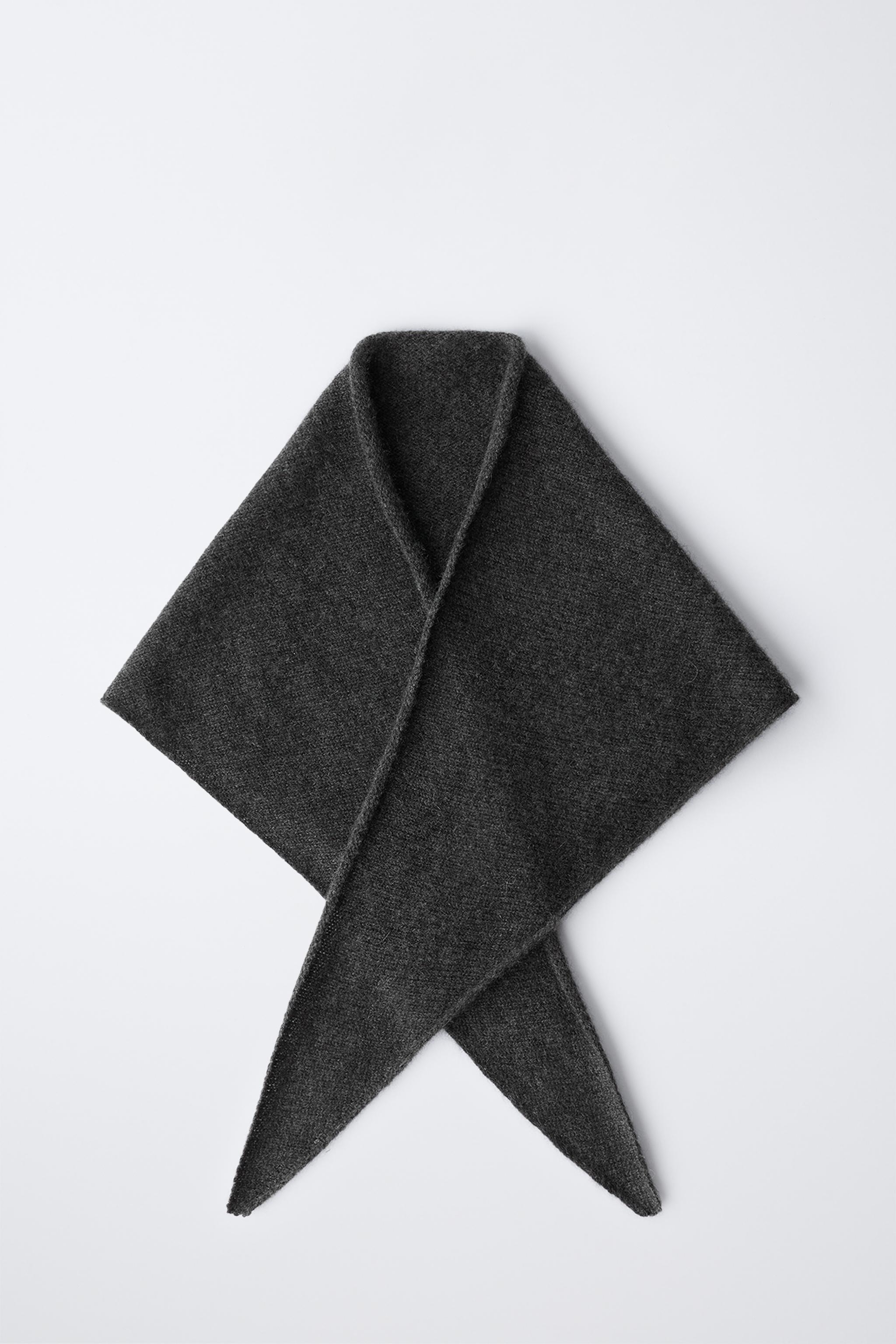 TRIANGULAR 100% CASHMERE SCARF