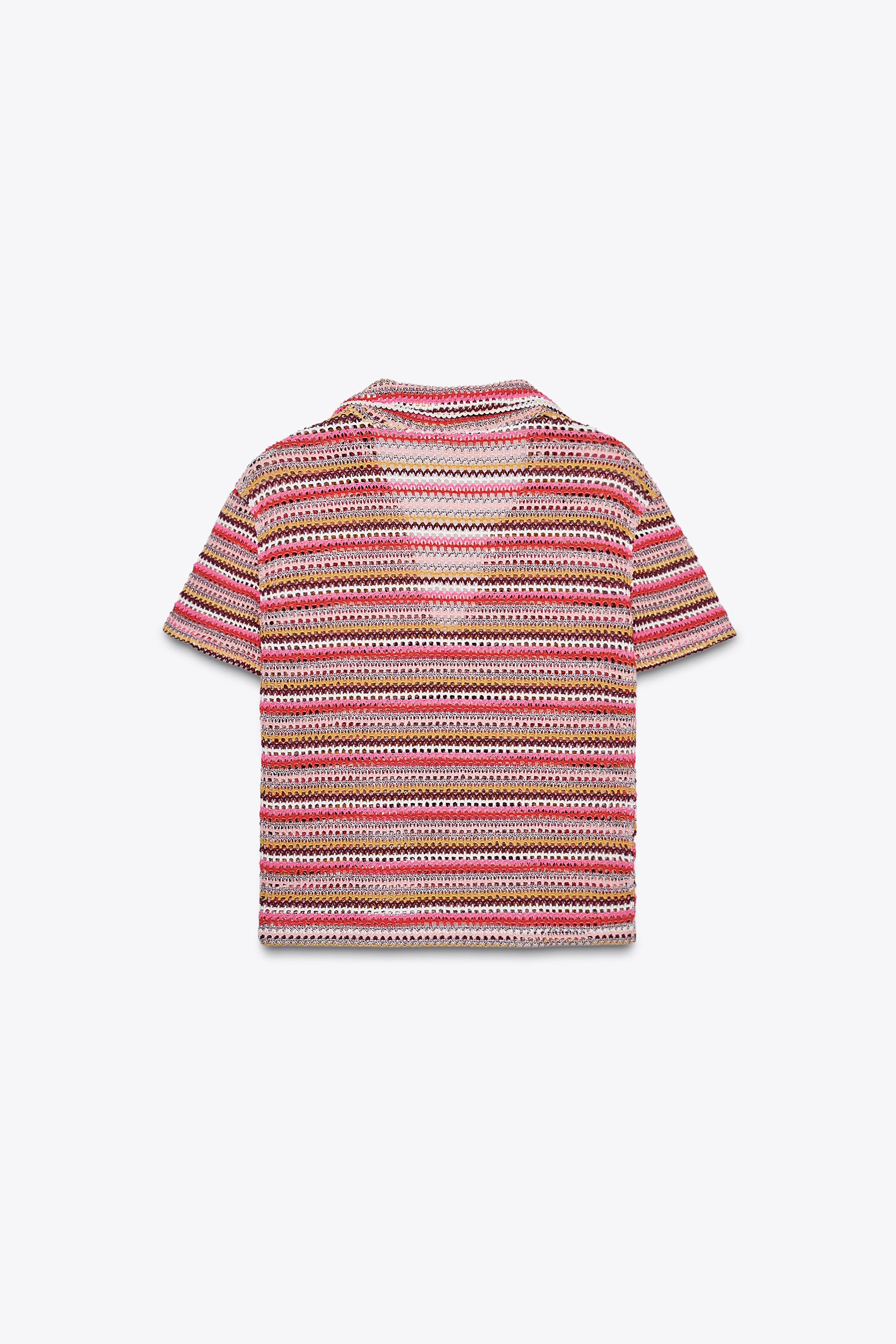 CROCHET POLO SHIRT